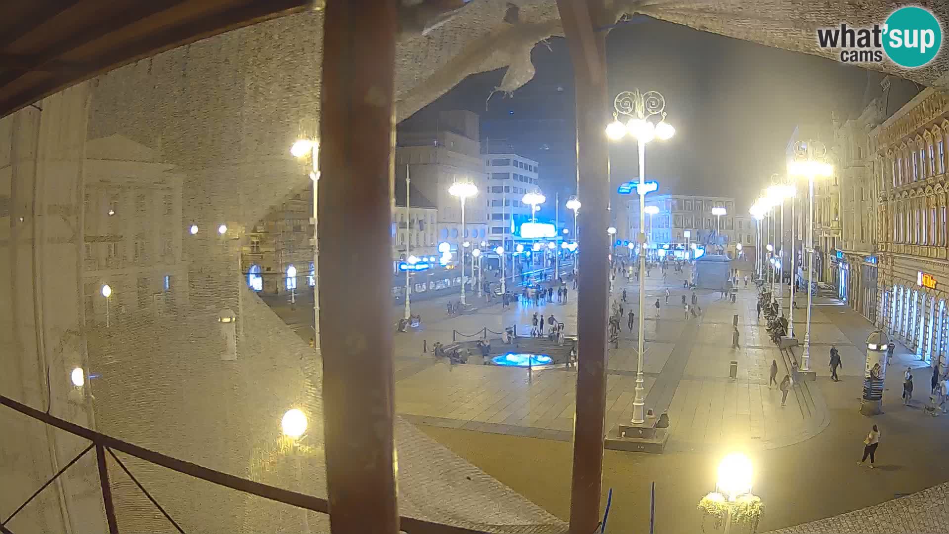 Zagreb Live Webcam Platz Bana Jelačić