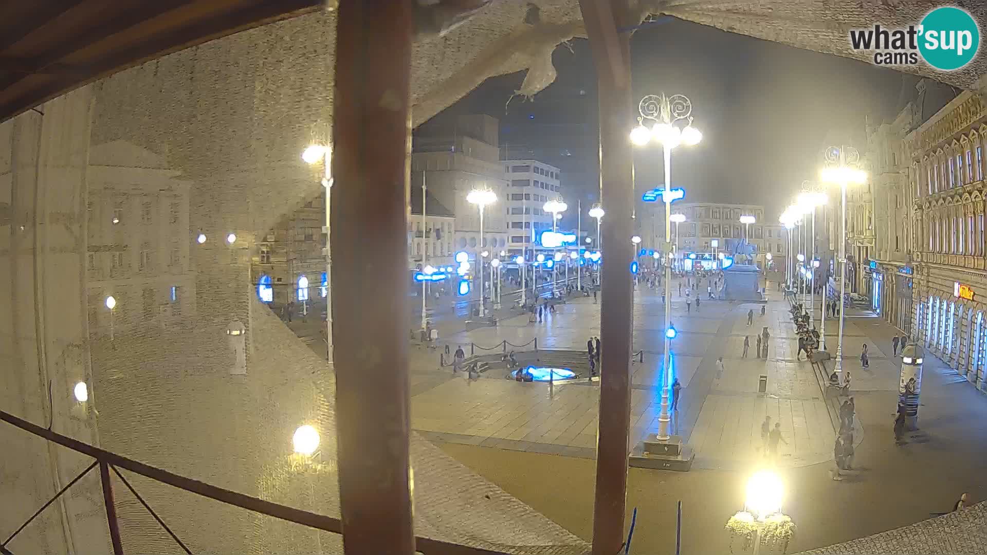 Zagreb Live Webcam Platz Bana Jelačić