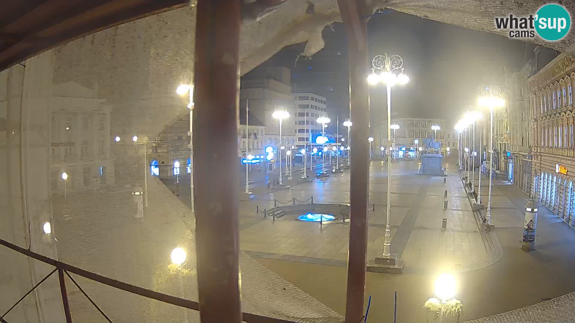Zagreb Live Webcam Platz Bana Jelačić