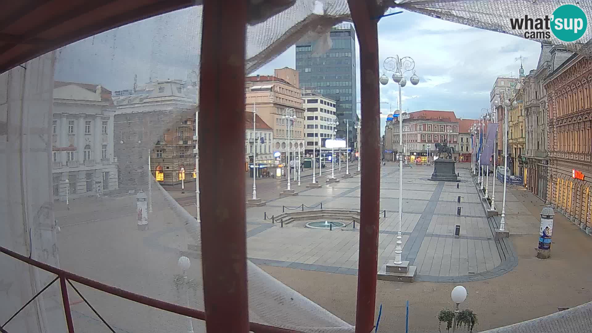 Zagabria Live Webcam piazza Bana Jelačić