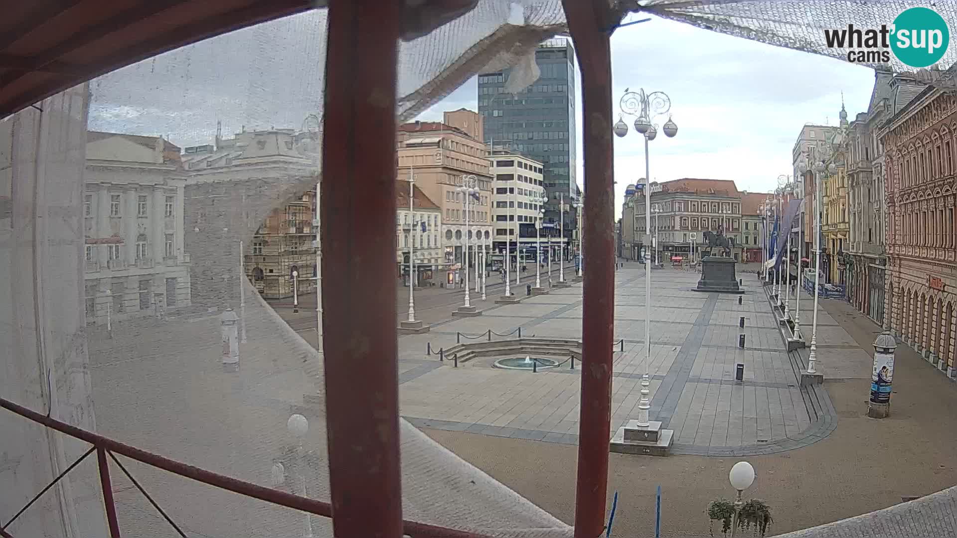 Zagreb camera en vivo plaza Bana Jelačić