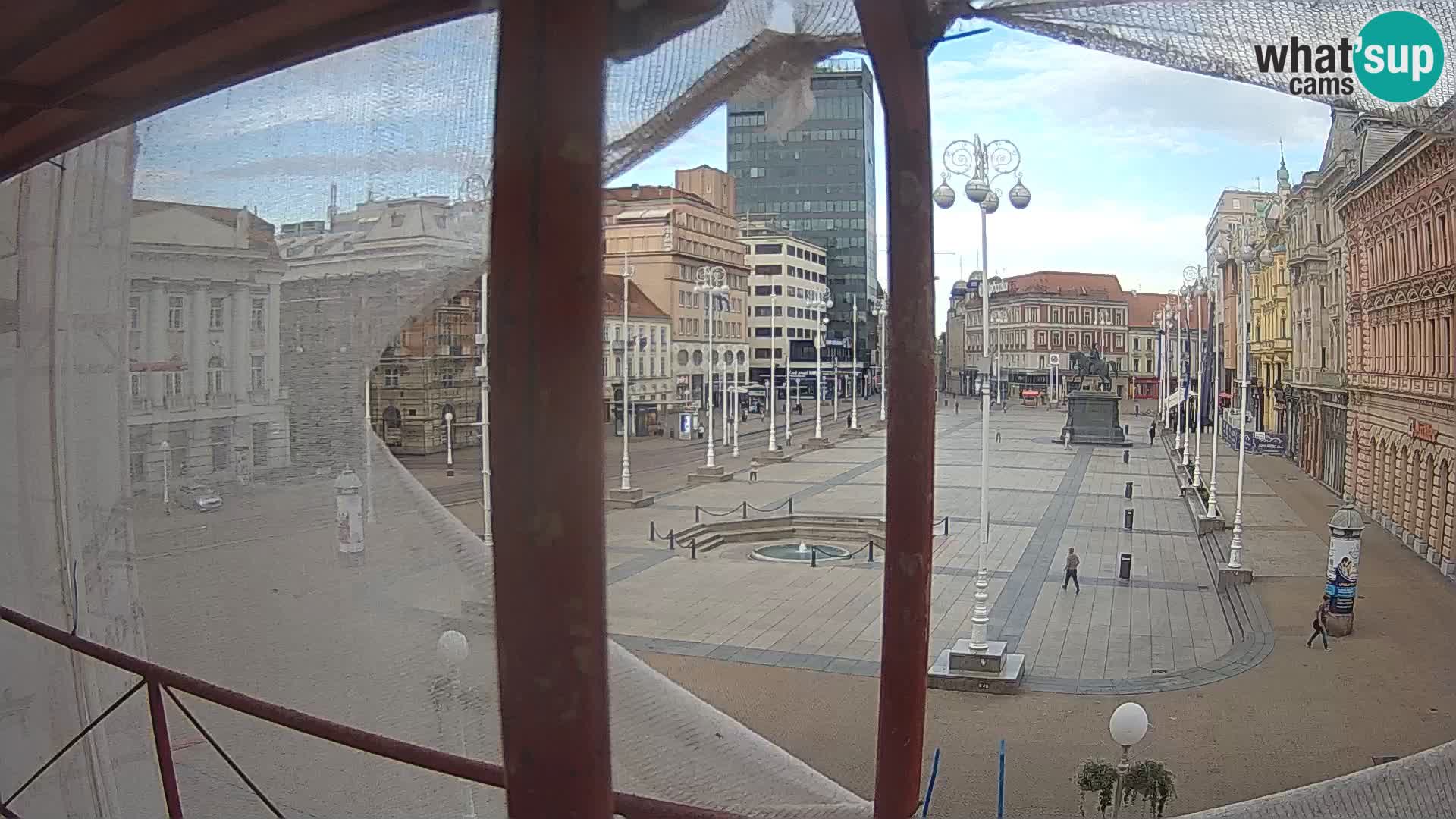 Zagreb Live Webcam Platz Bana Jelačić