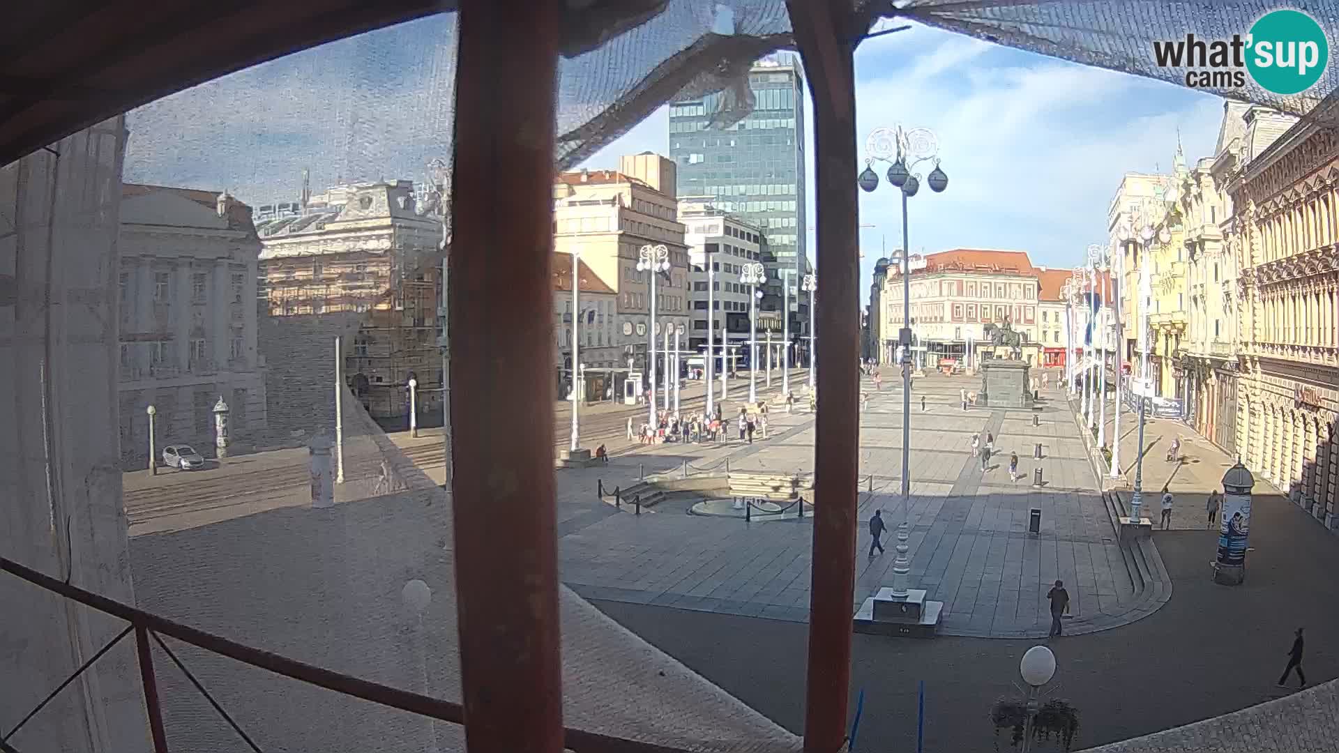 Zagabria Live Webcam piazza Bana Jelačić