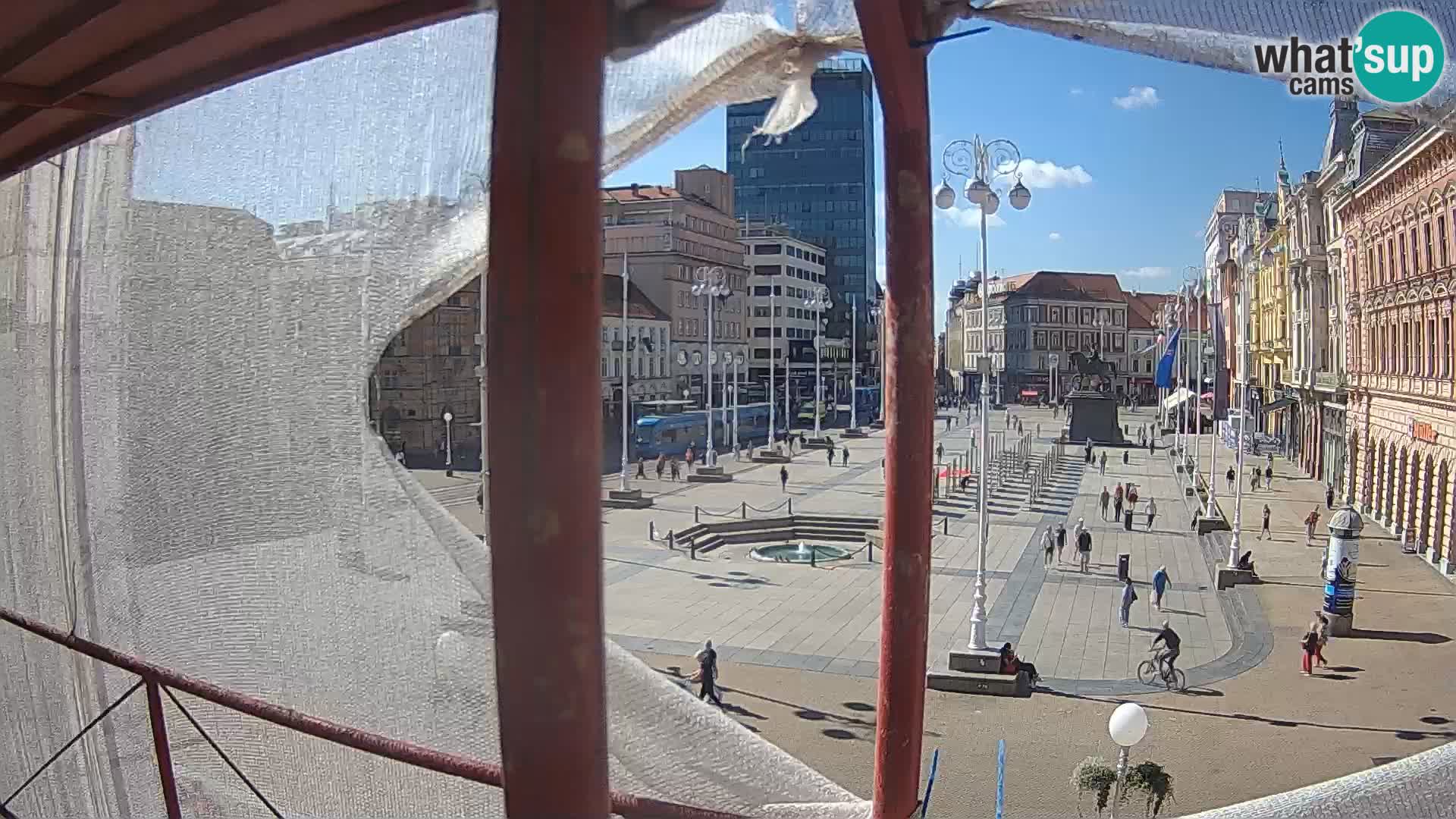Zagabria Live Webcam piazza Bana Jelačić