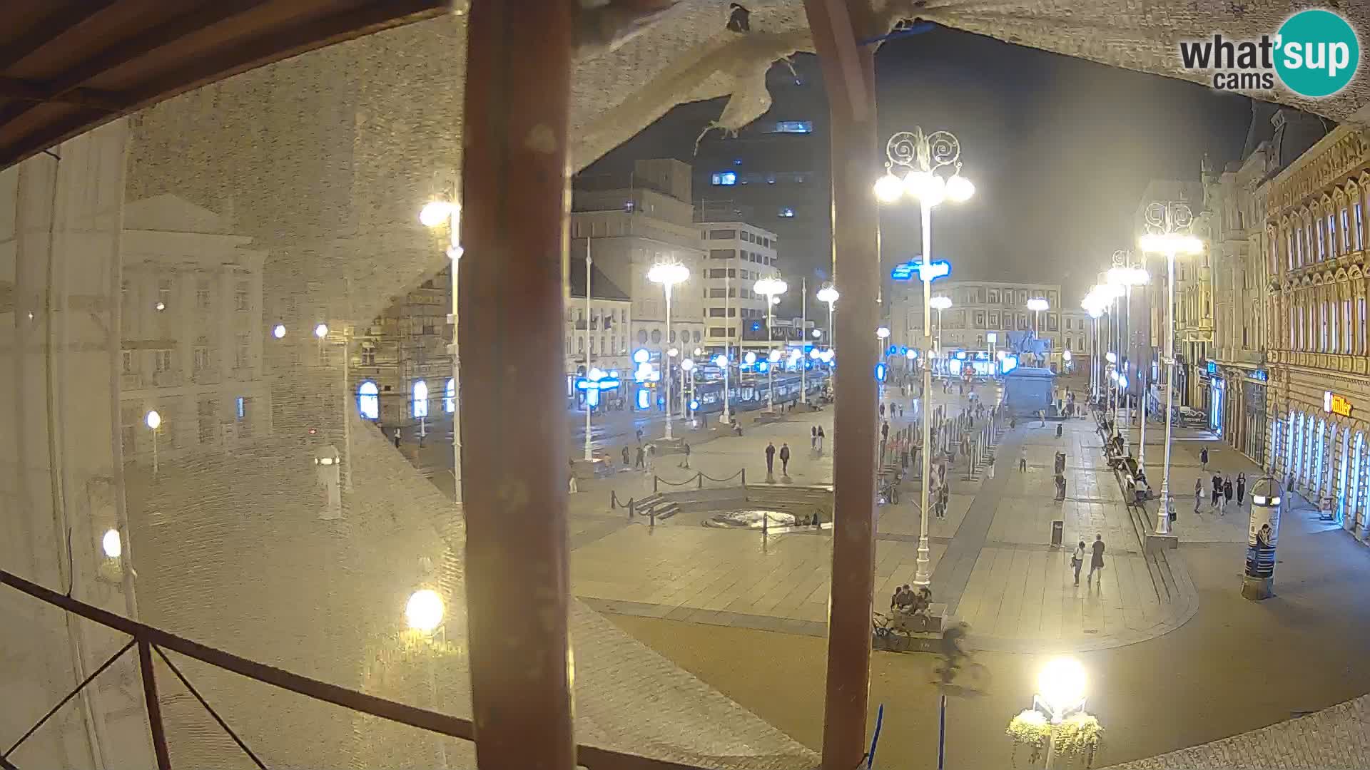 Zagreb web kamera trg Bana Jelačića