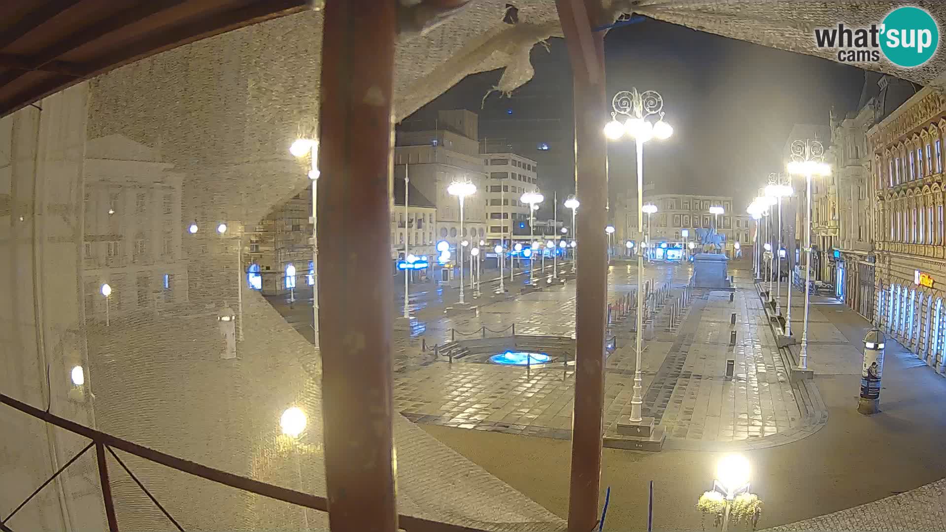 Zagabria Live Webcam piazza Bana Jelačić