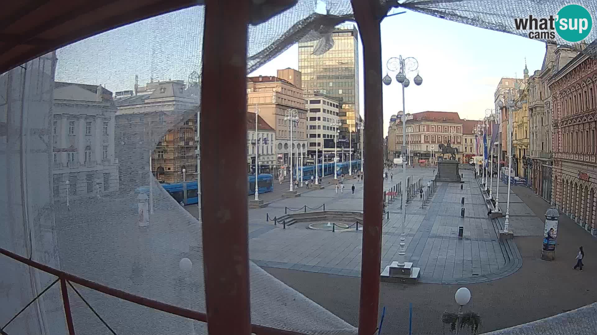 Zagreb camera en vivo plaza Bana Jelačić