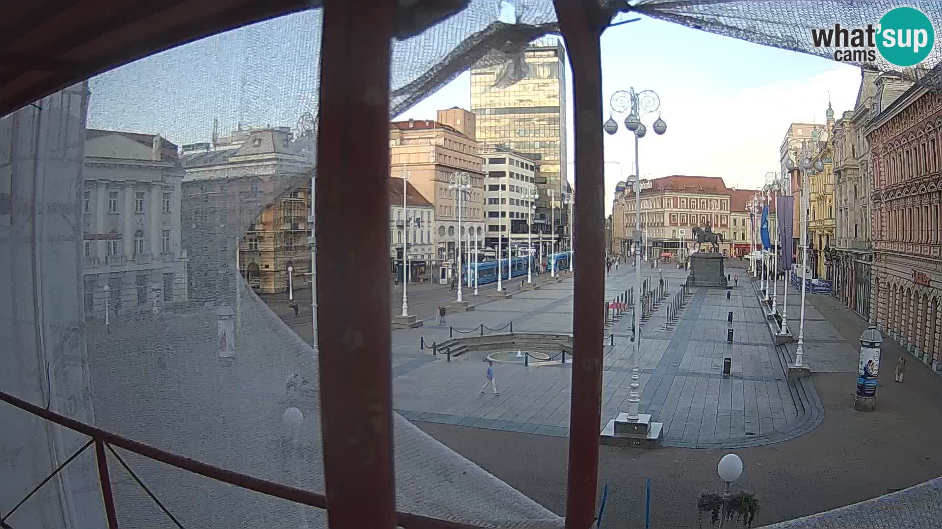 Zagreb camera en vivo plaza Bana Jelačić