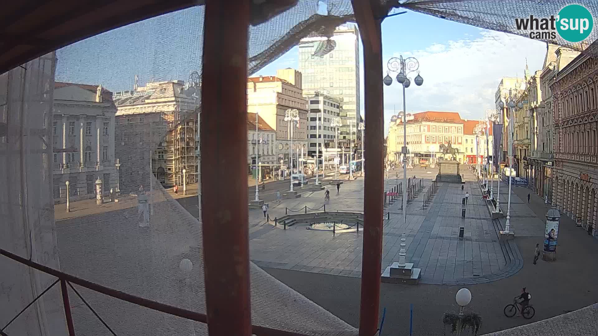 Zagabria Live Webcam piazza Bana Jelačić
