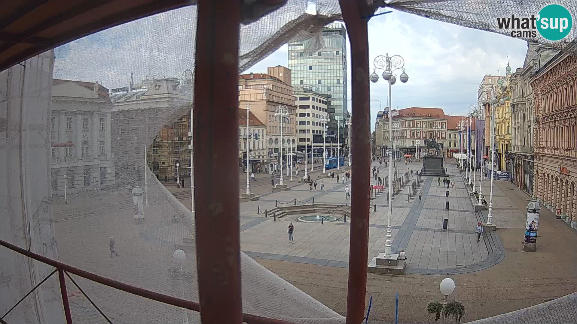 Zagreb Live Webcam Platz Bana Jelačić