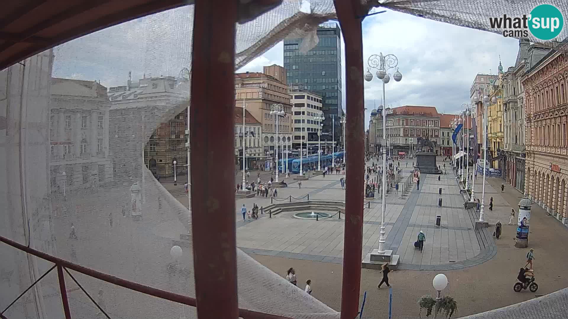 Zagreb Live Webcam Platz Bana Jelačić