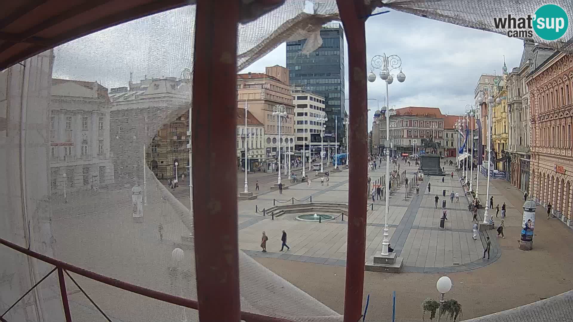 Zagabria Live Webcam piazza Bana Jelačić