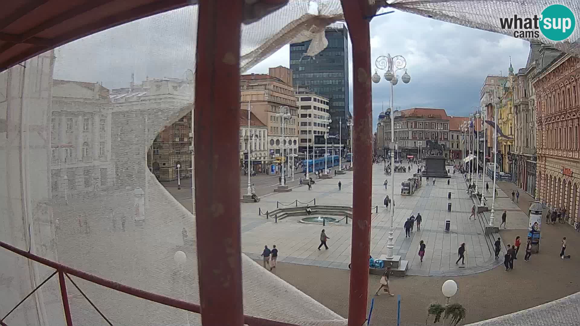Zagreb camera en vivo plaza Bana Jelačić