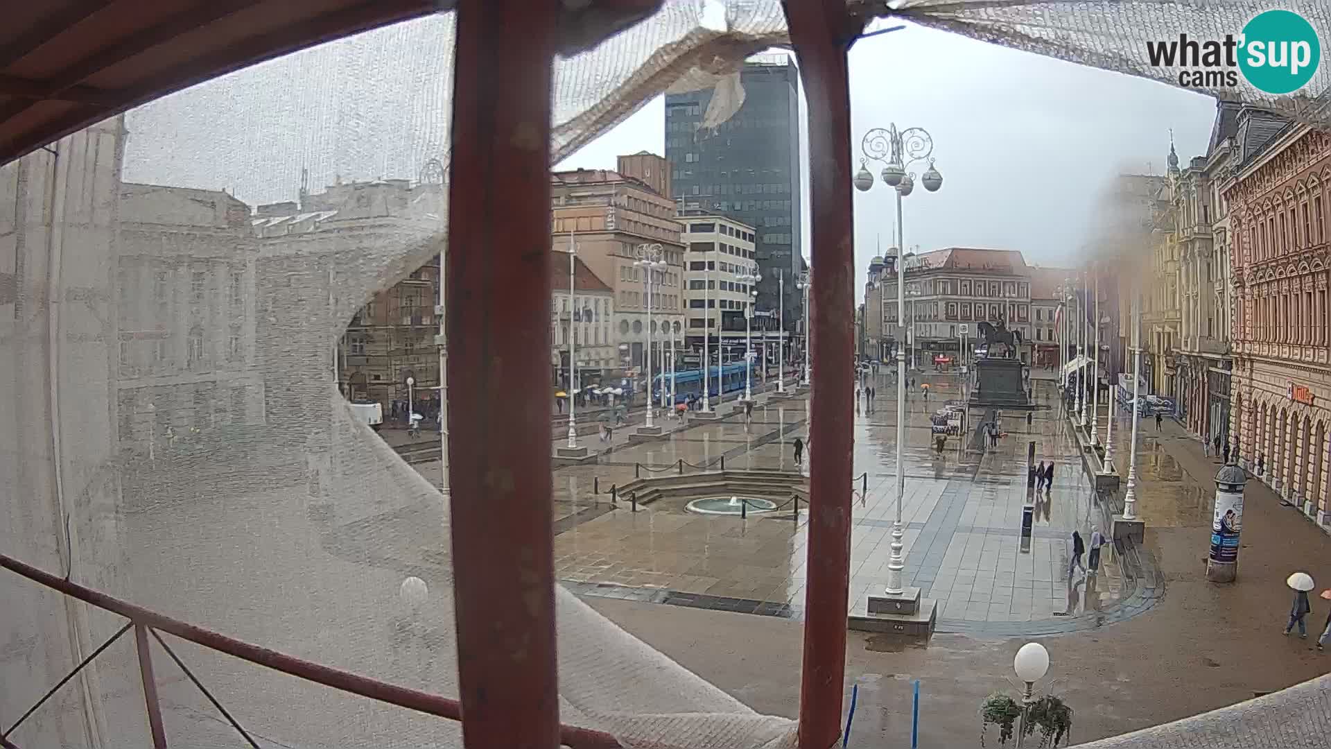 Zagreb camera en vivo plaza Bana Jelačić