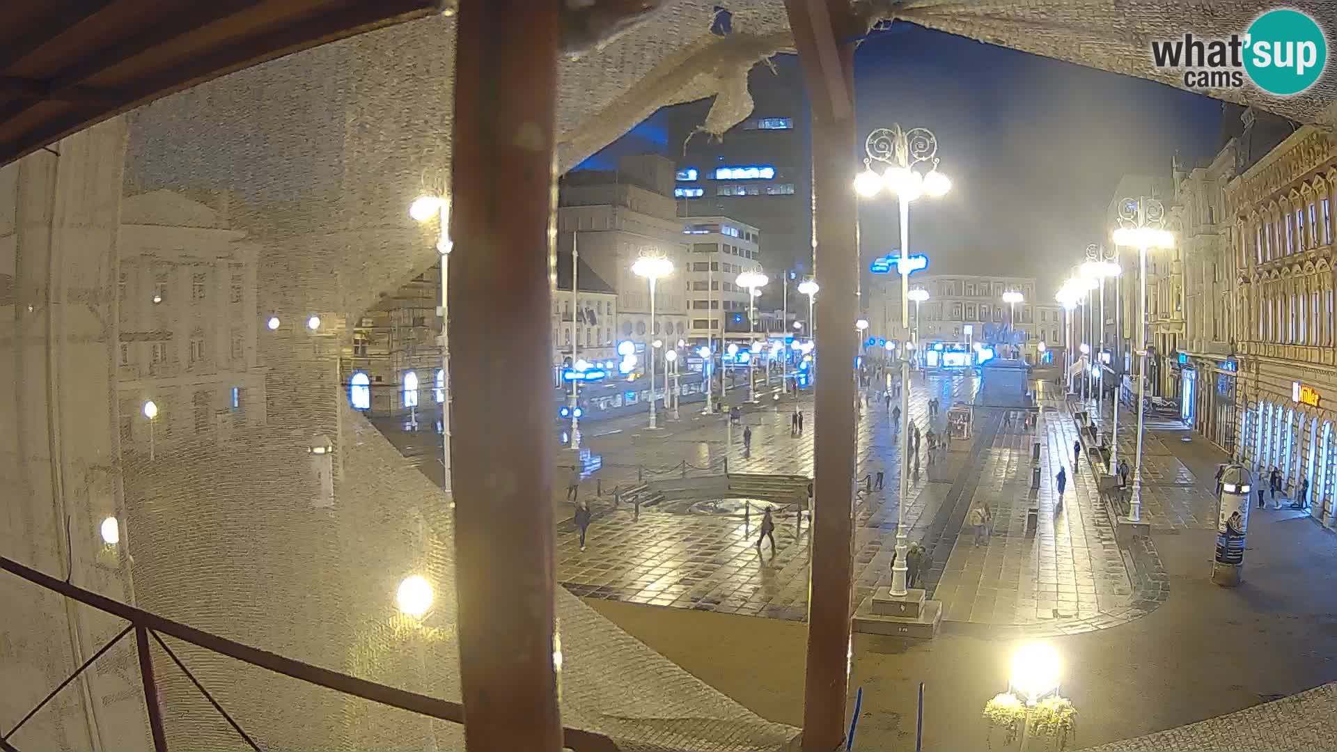 Zagreb Live Webcam – Bana Jelačić square