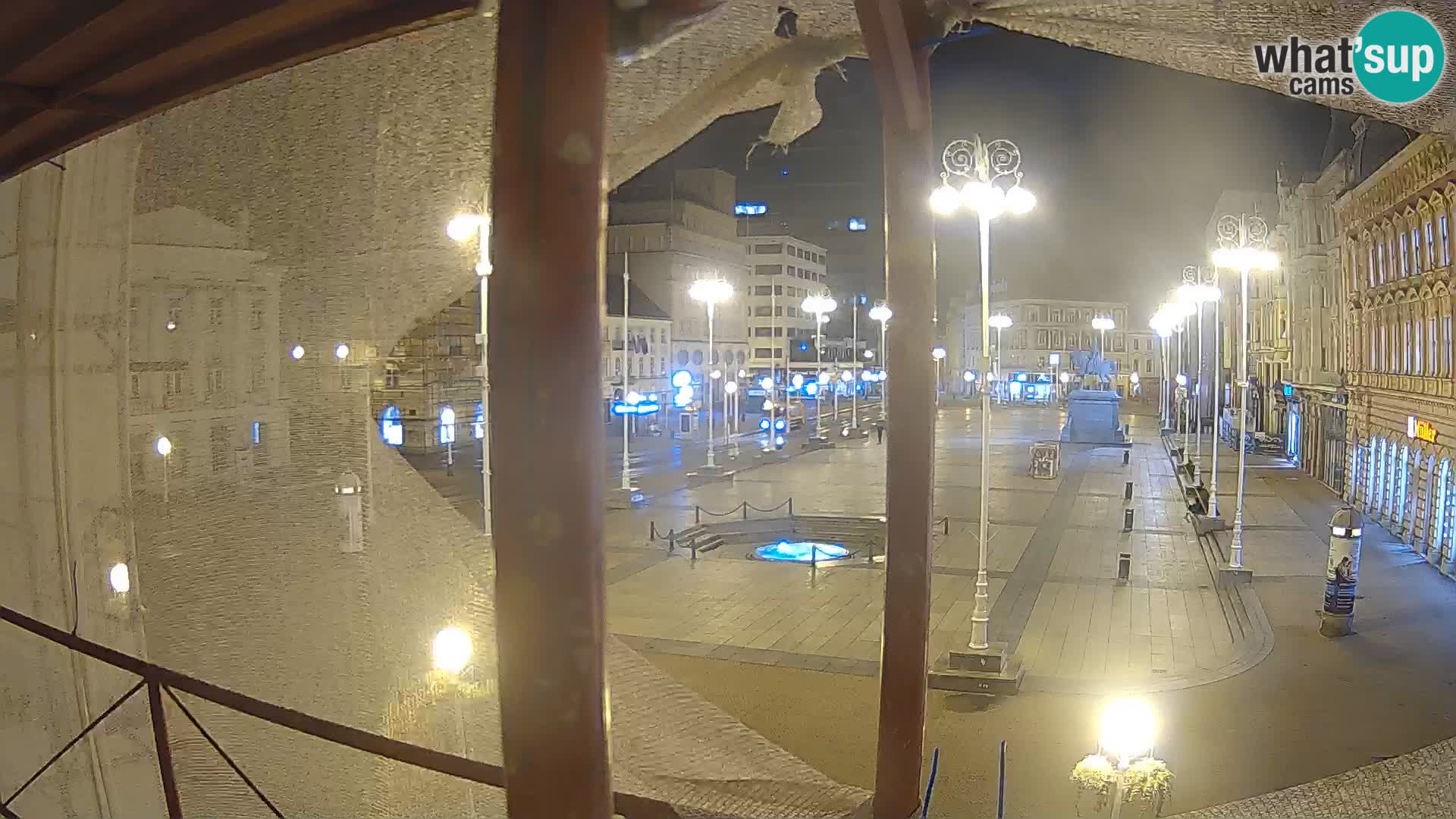 Zagreb Live Webcam Platz Bana Jelačić