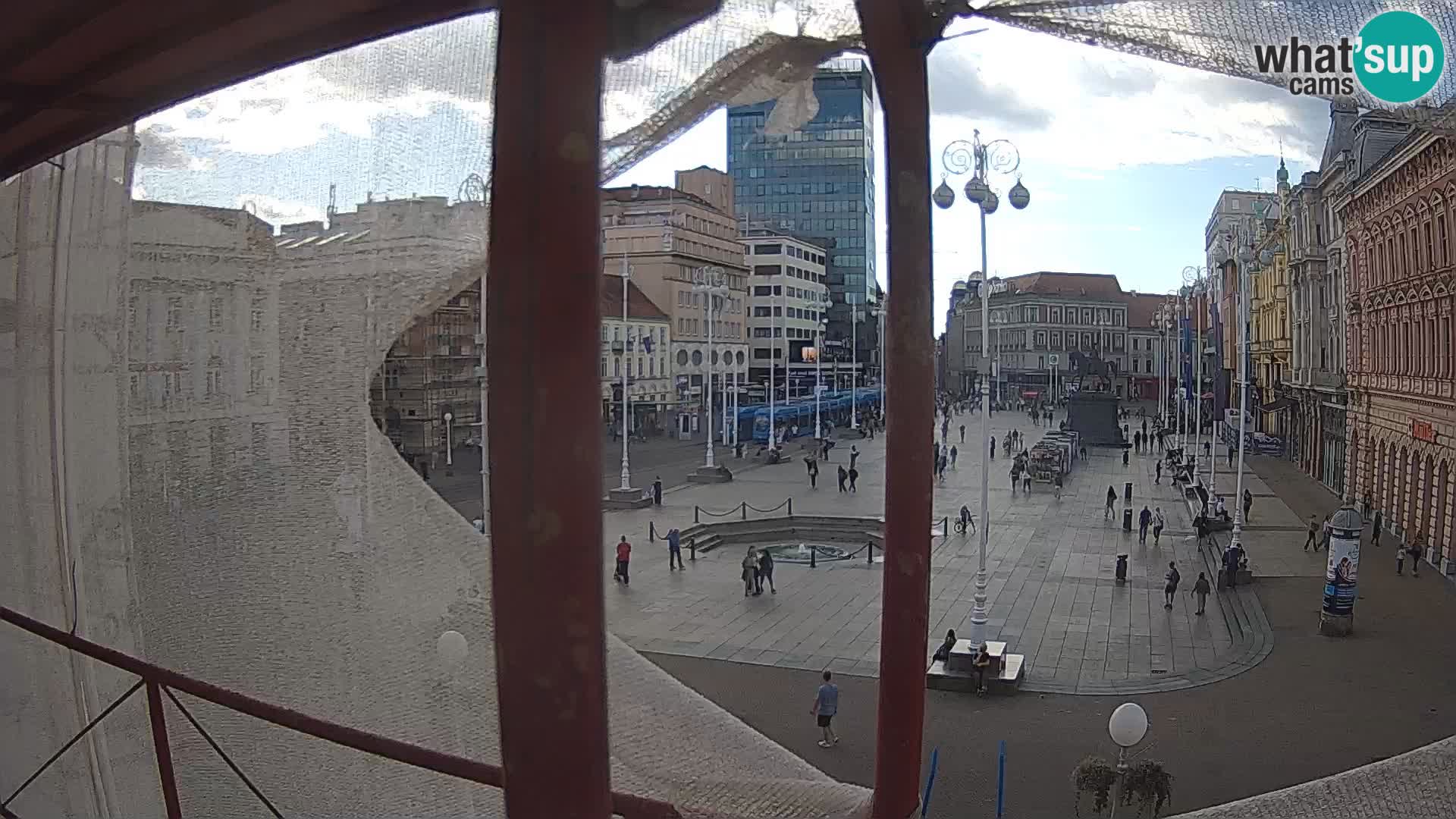 Zagabria Live Webcam piazza Bana Jelačić