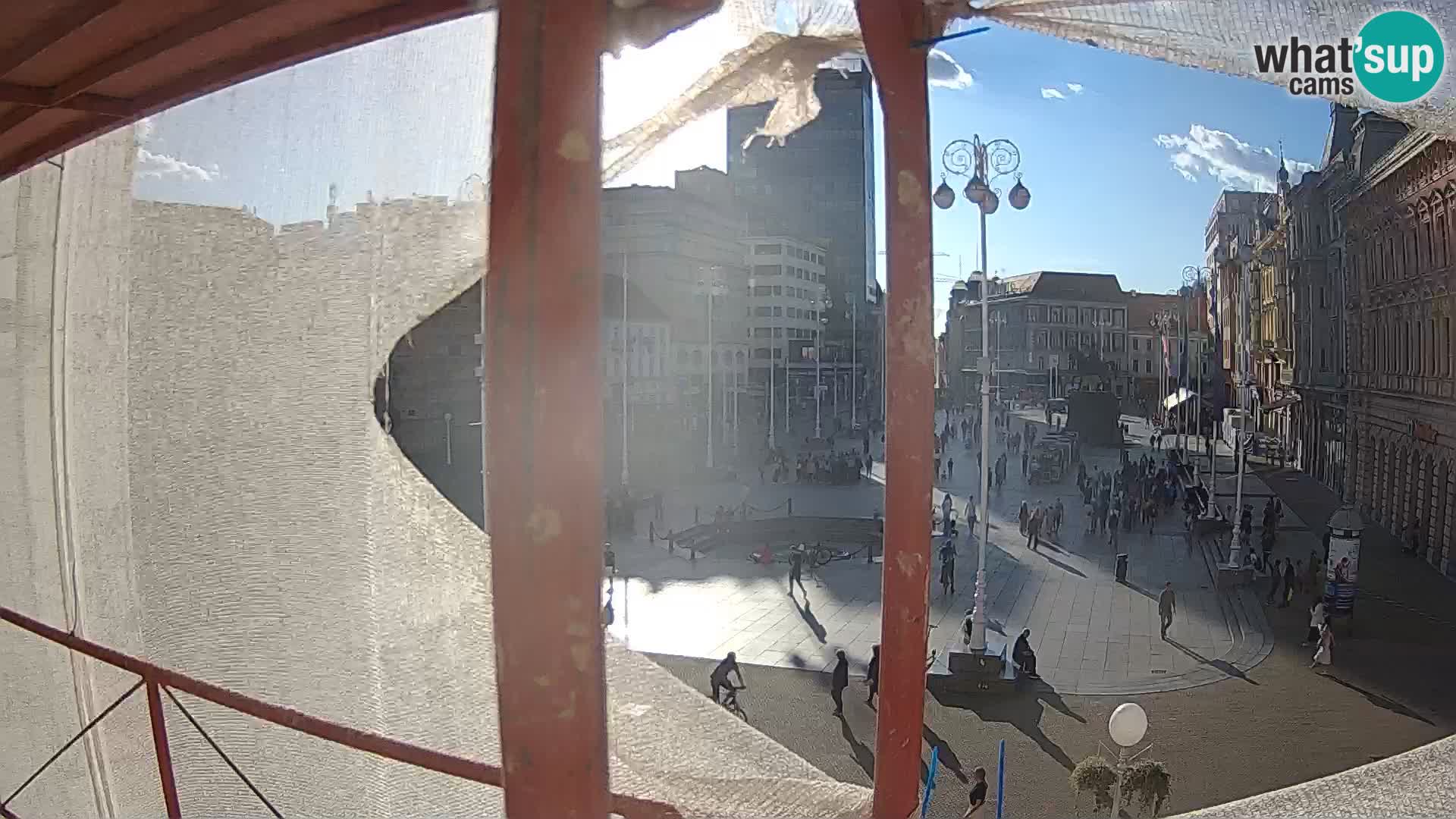 Zagabria Live Webcam piazza Bana Jelačić
