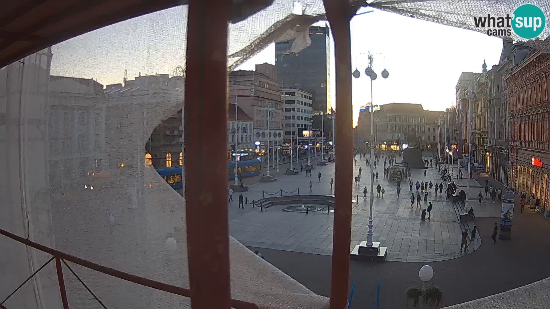 Zagabria Live Webcam piazza Bana Jelačić