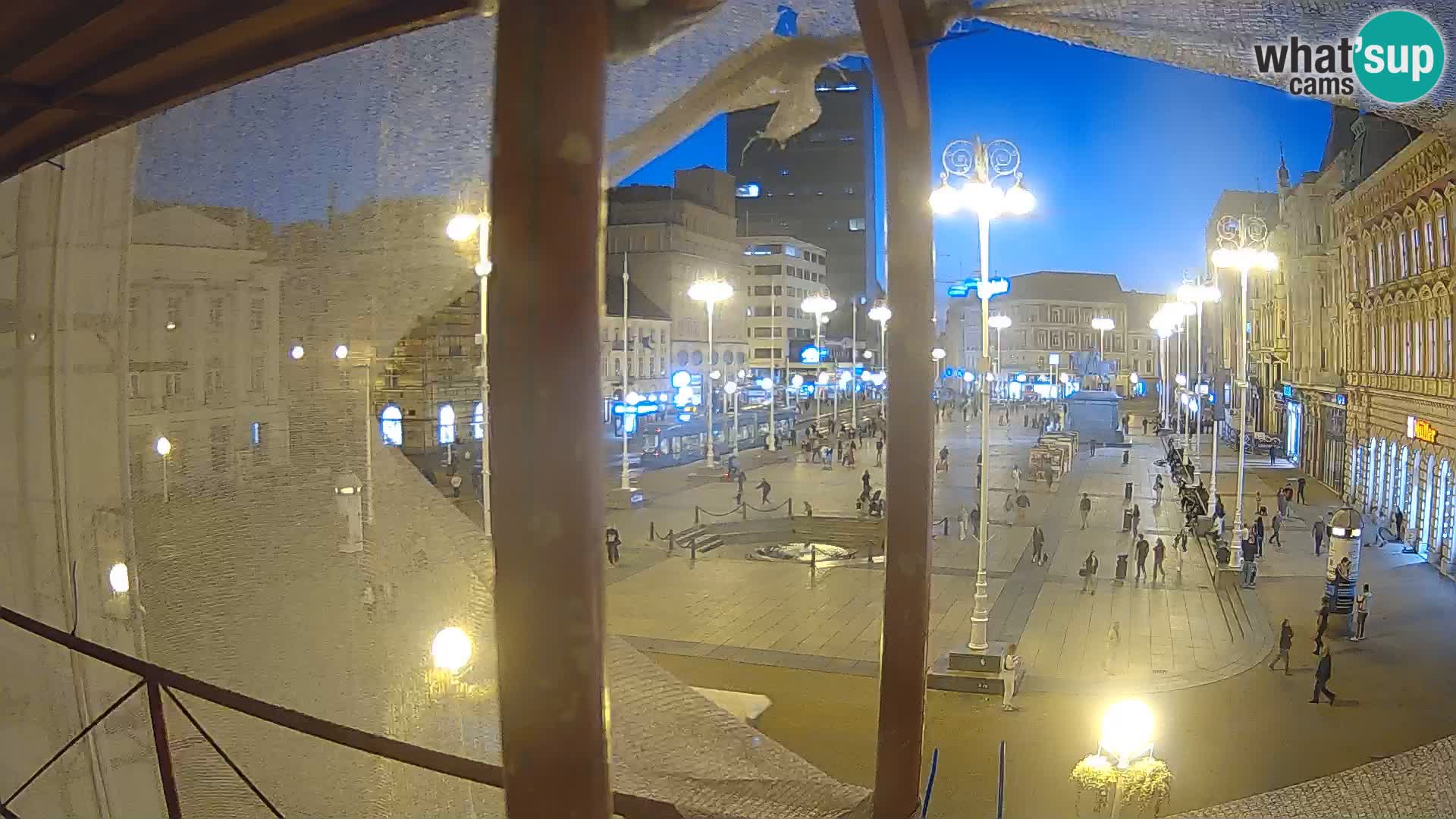 Zagabria Live Webcam piazza Bana Jelačić