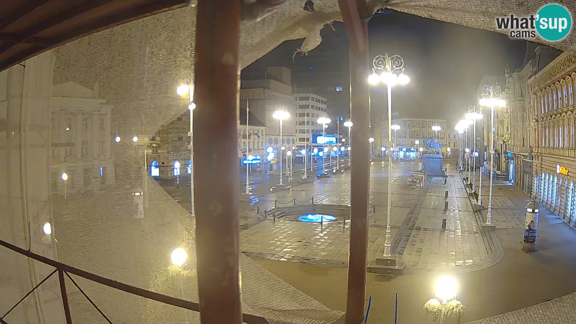 Zagreb camera en vivo plaza Bana Jelačić