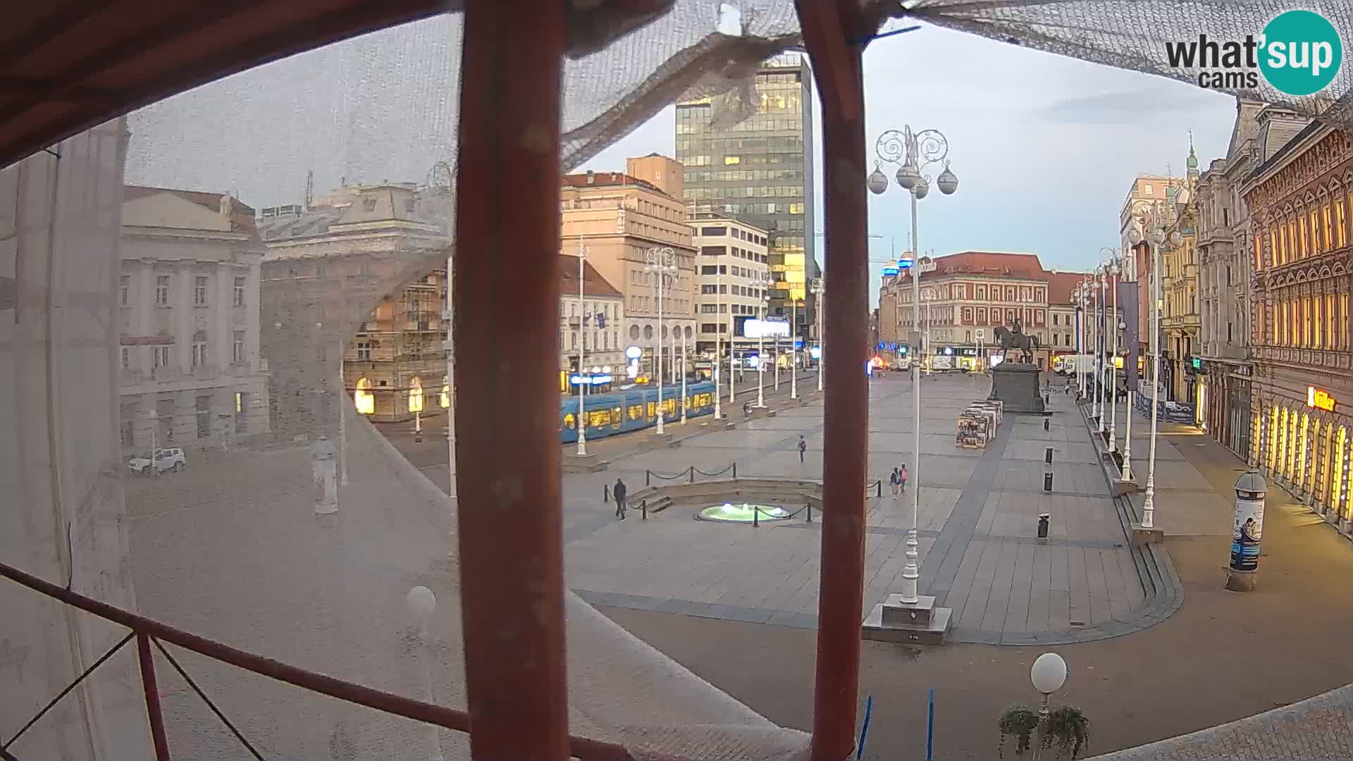 Zagreb camera en vivo plaza Bana Jelačić