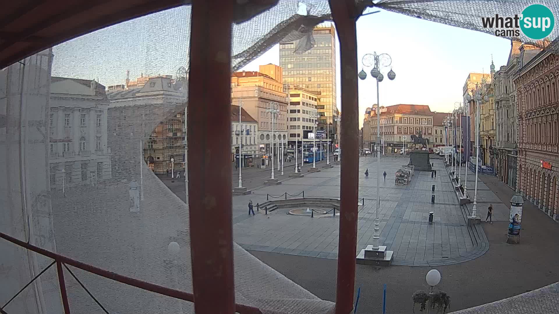 Zagreb Live Webcam Platz Bana Jelačić