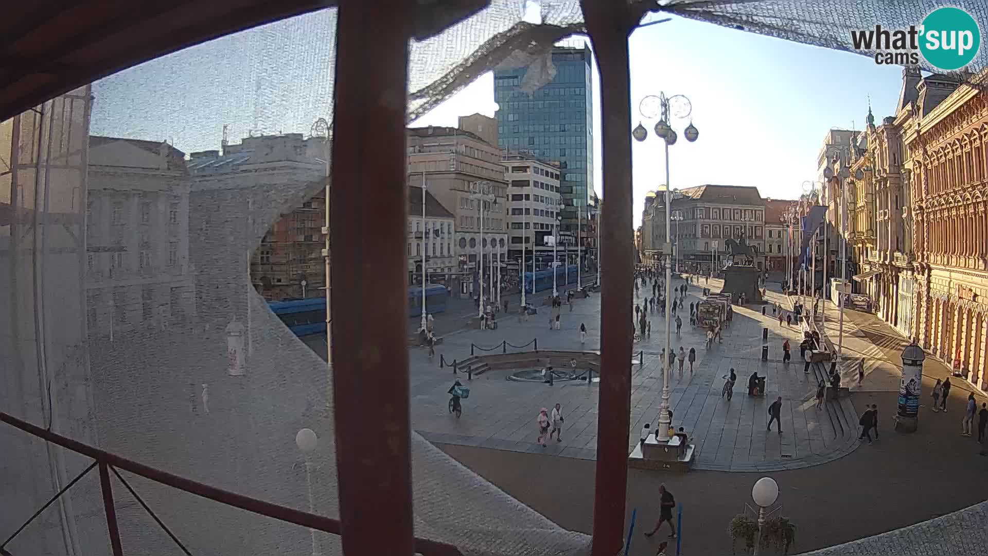 Zagreb Live Webcam Platz Bana Jelačić