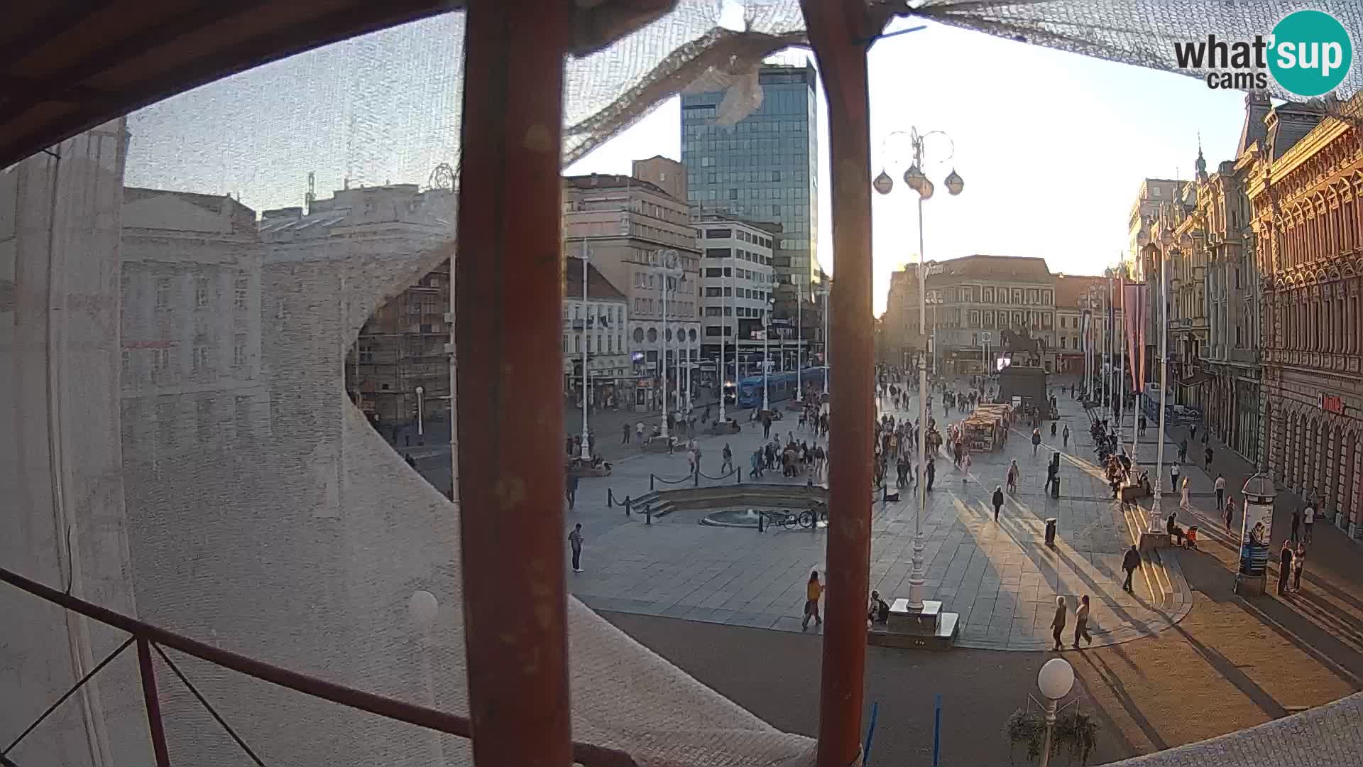 Zagabria Live Webcam piazza Bana Jelačić