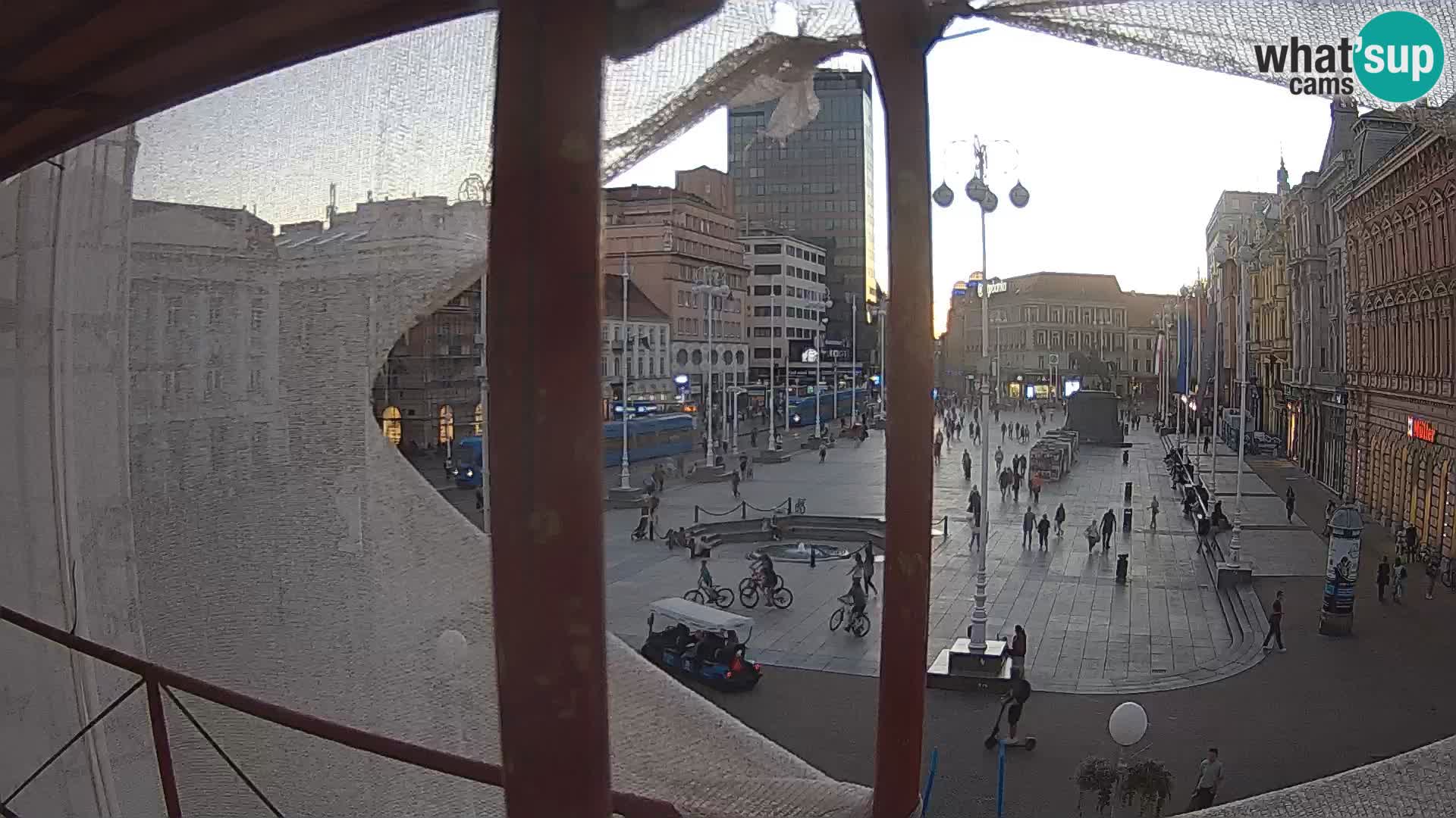 Zagabria Live Webcam piazza Bana Jelačić
