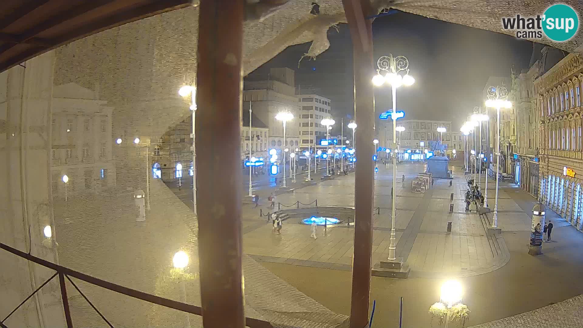 Zagreb Live Webcam Platz Bana Jelačić