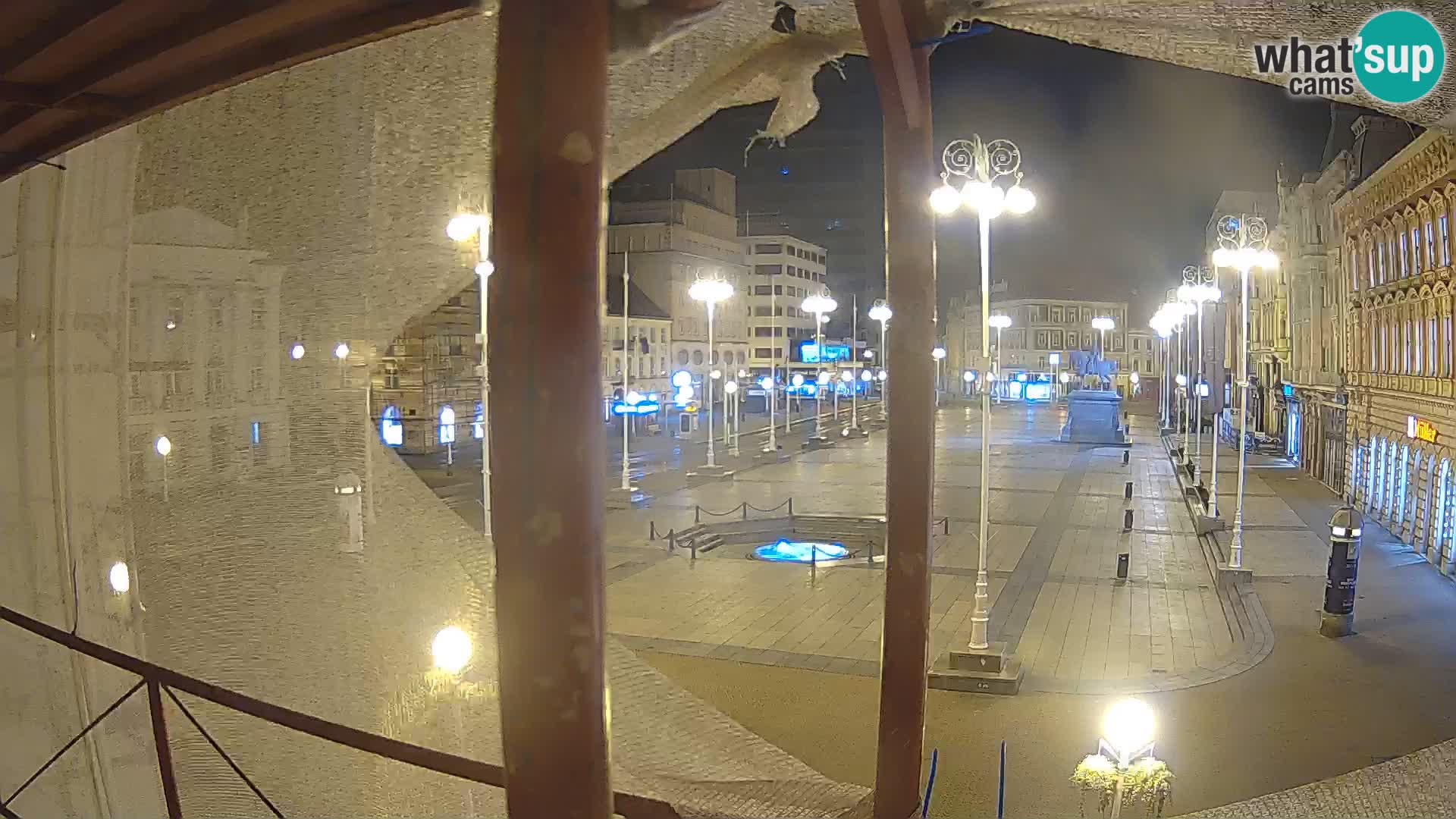 Zagabria Live Webcam piazza Bana Jelačić