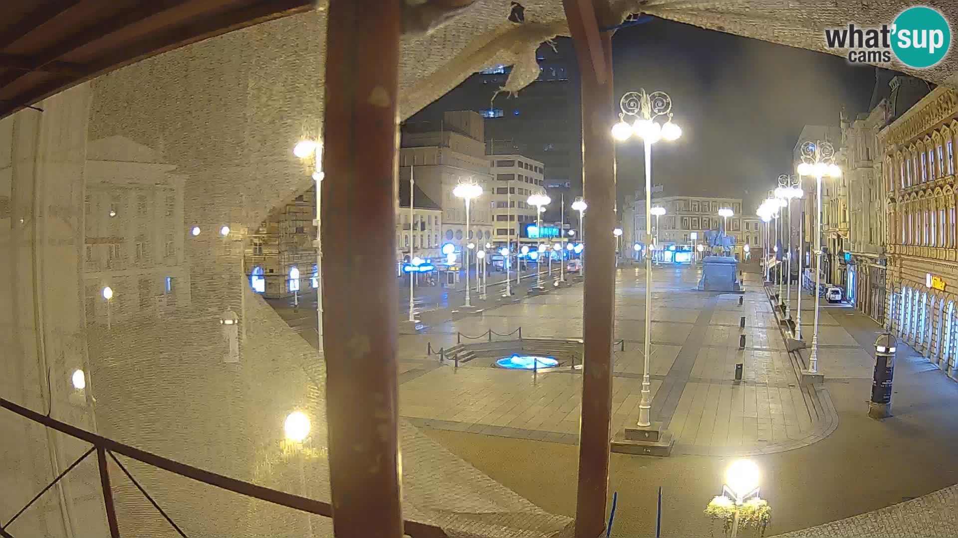 Zagabria Live Webcam piazza Bana Jelačić