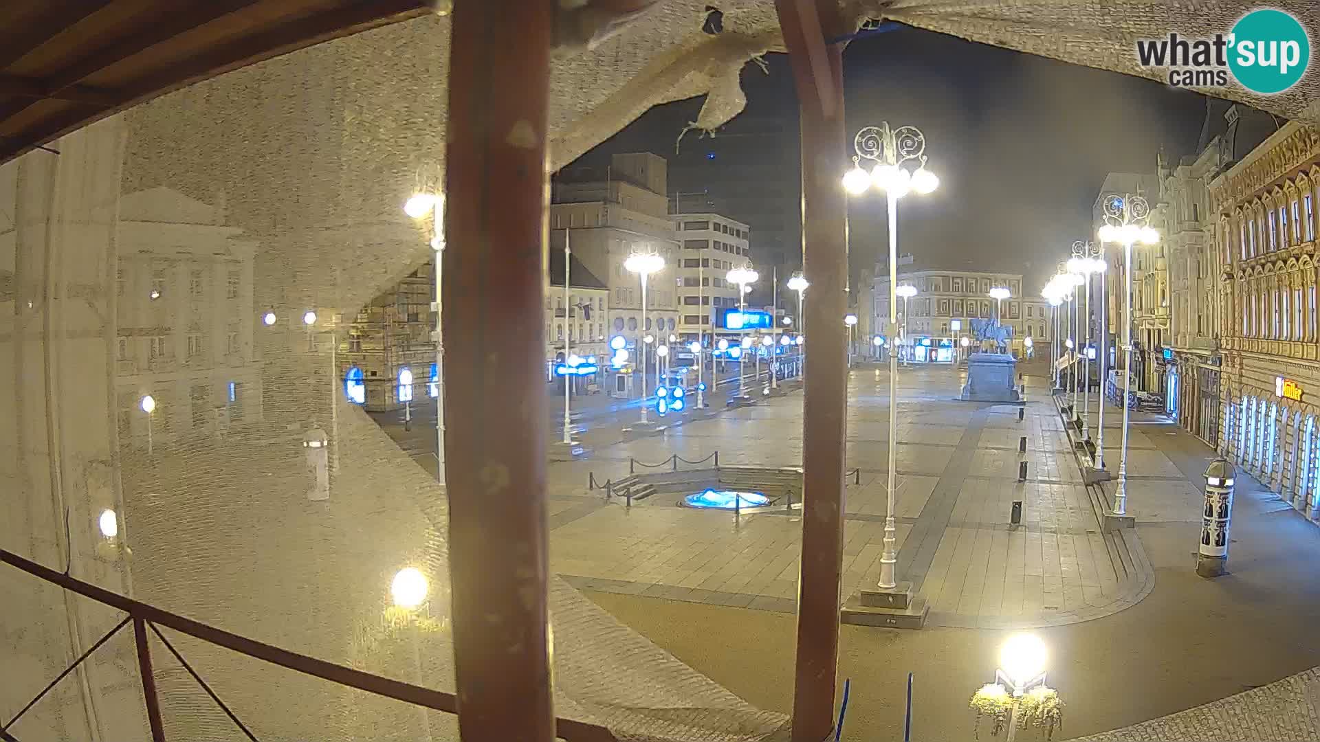 Zagreb Live Webcam – Bana Jelačić square