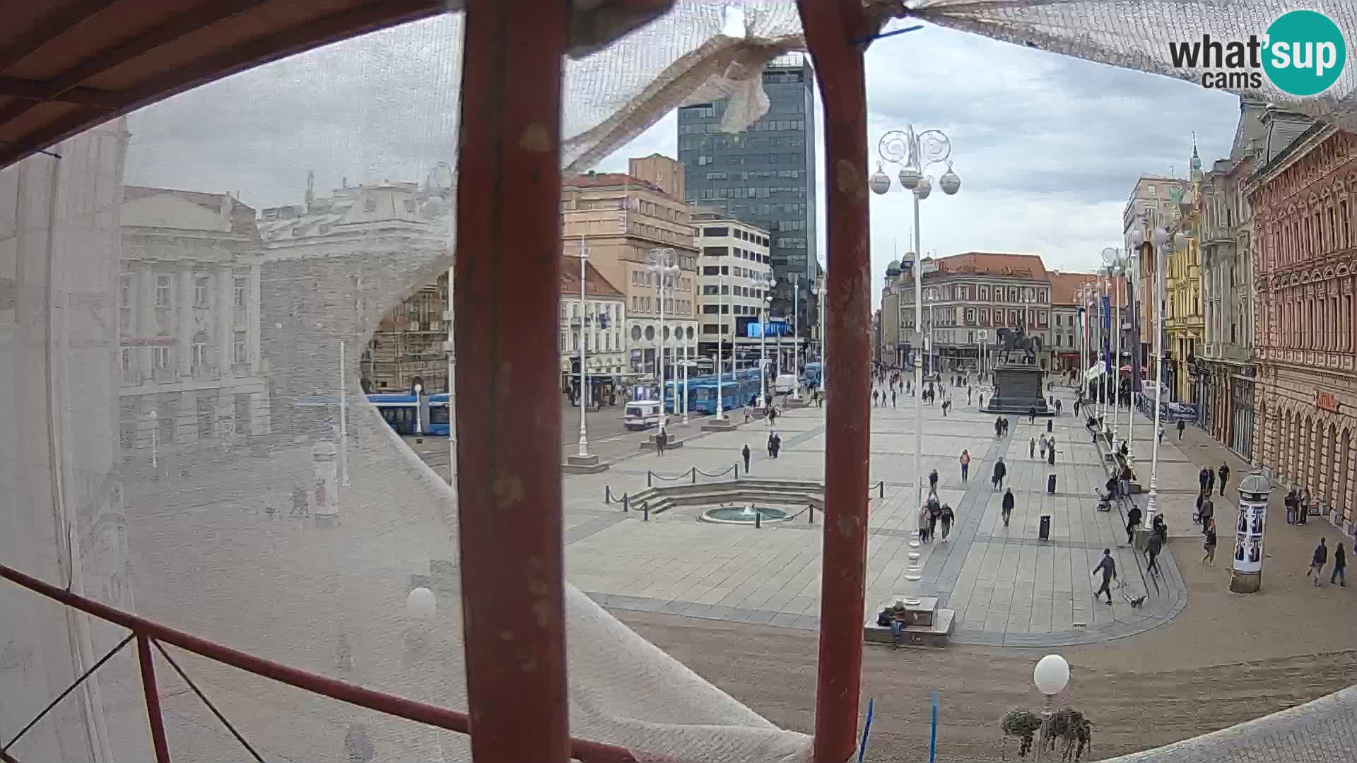 Zagreb Live Webcam Platz Bana Jelačić