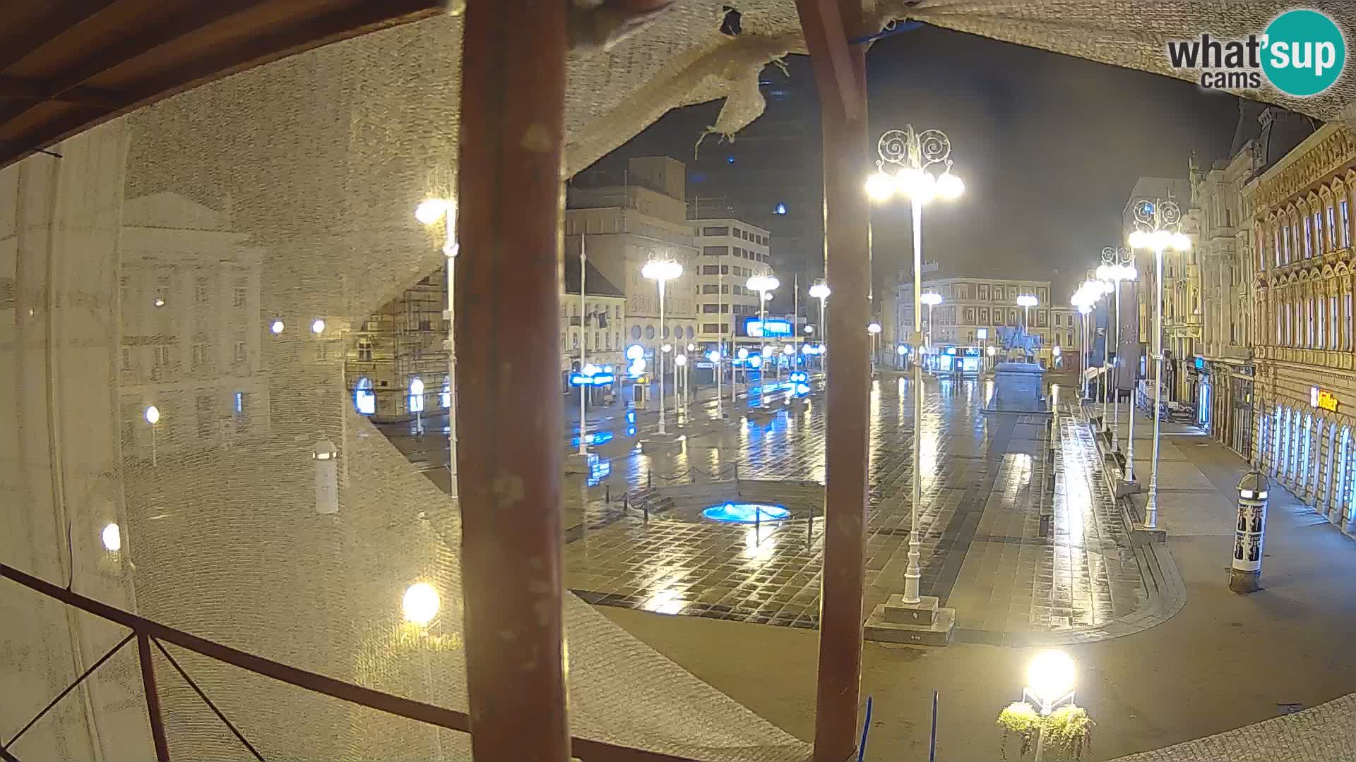 Zagabria Live Webcam piazza Bana Jelačić
