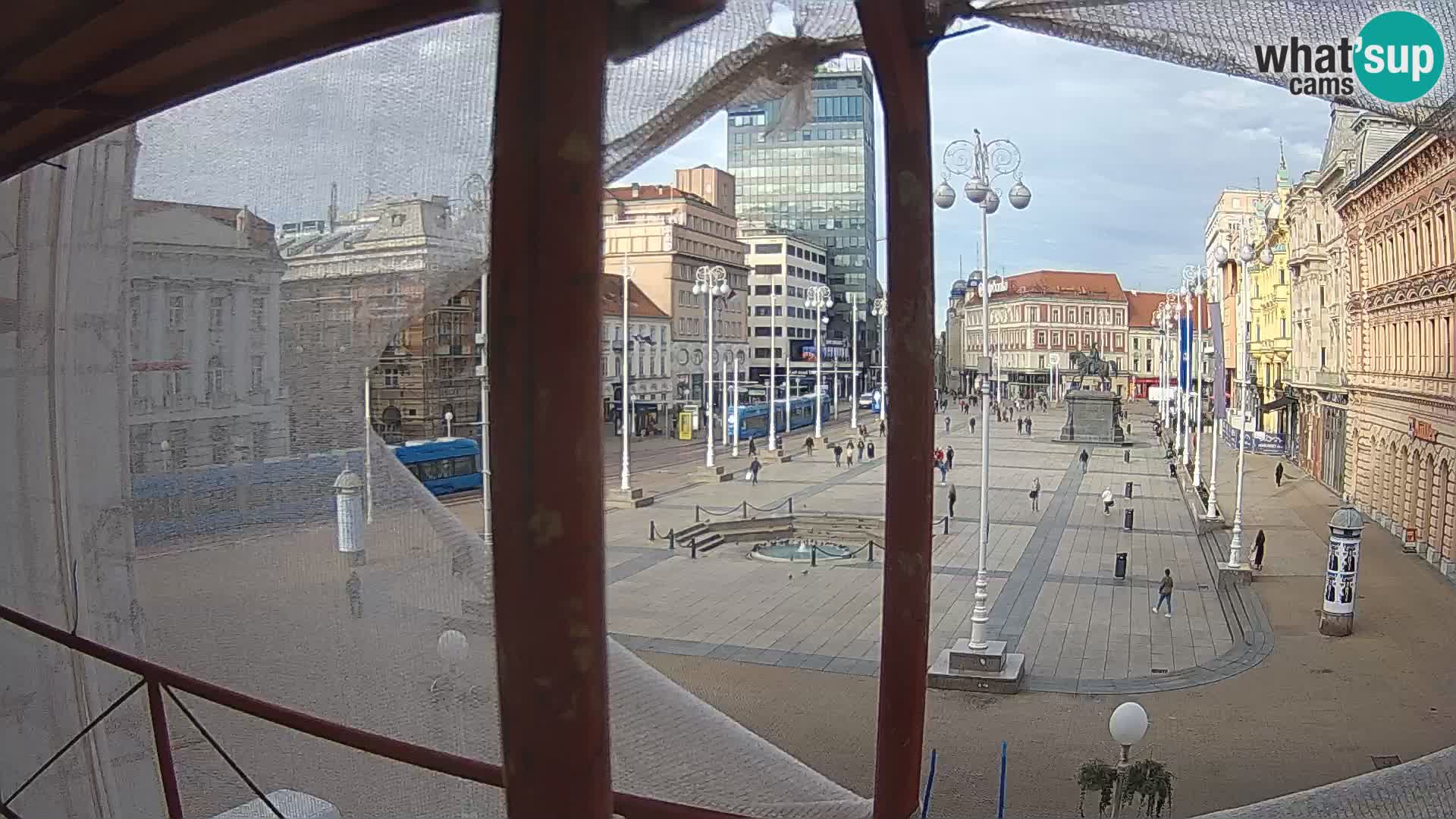 Zagreb Live Webcam Platz Bana Jelačić