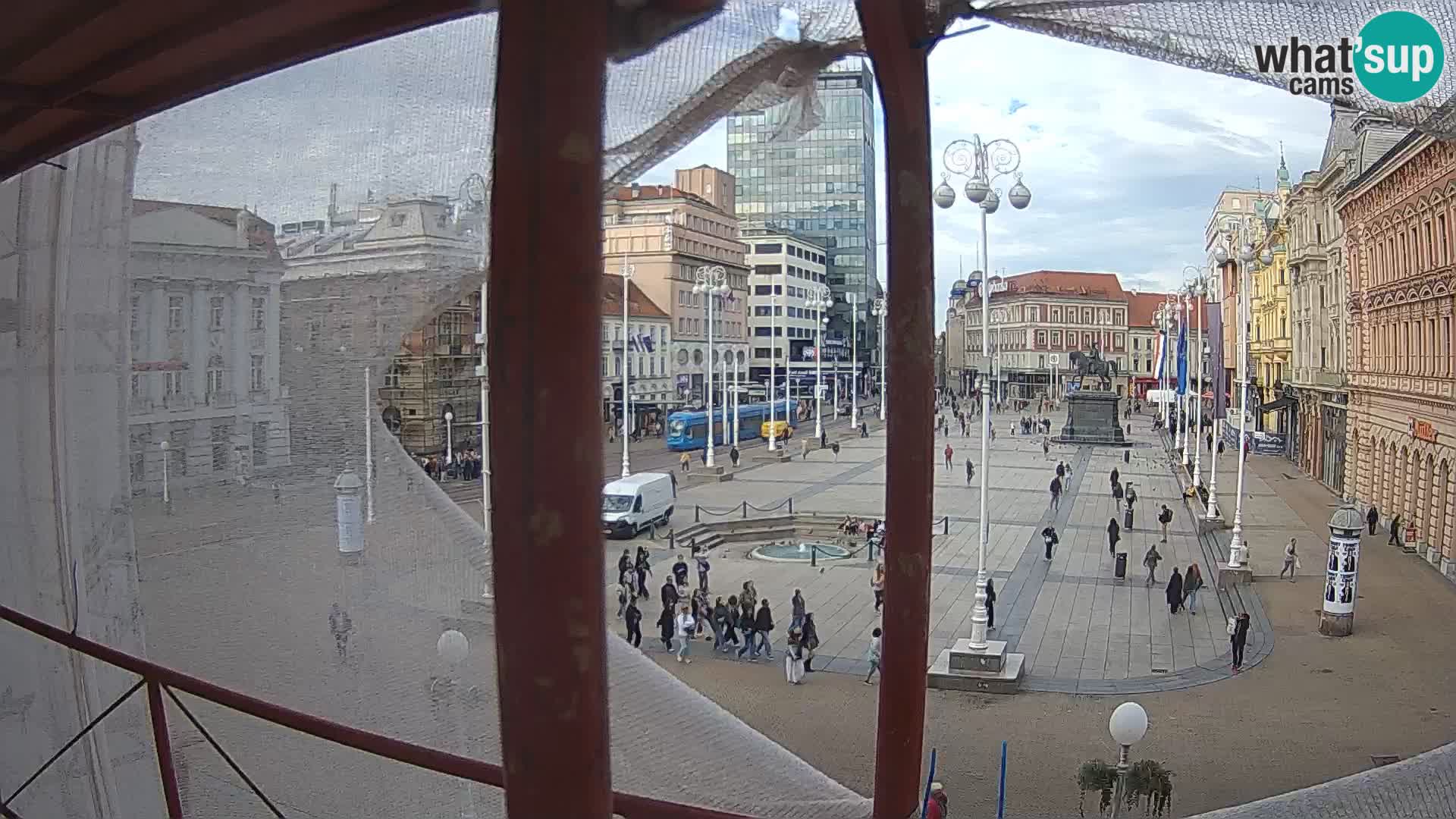 Zagreb camera en vivo plaza Bana Jelačić