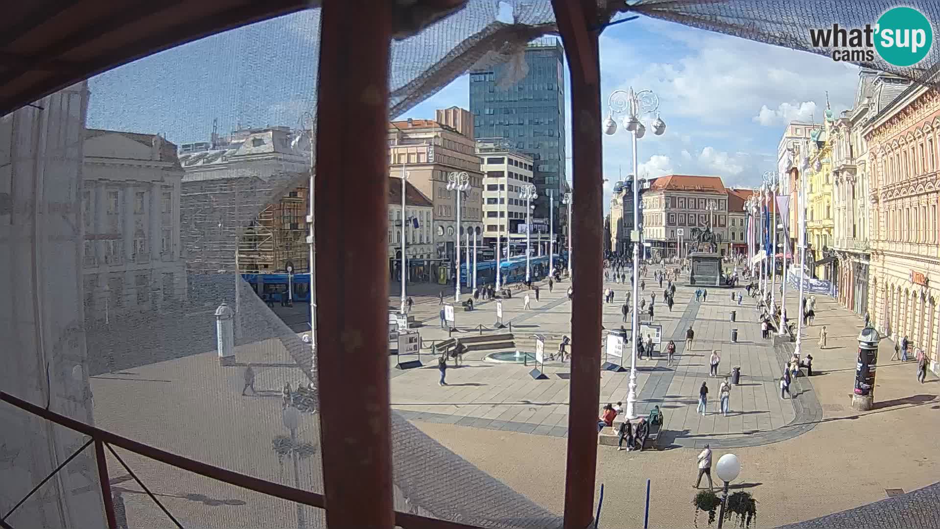 Zagabria Live Webcam piazza Bana Jelačić