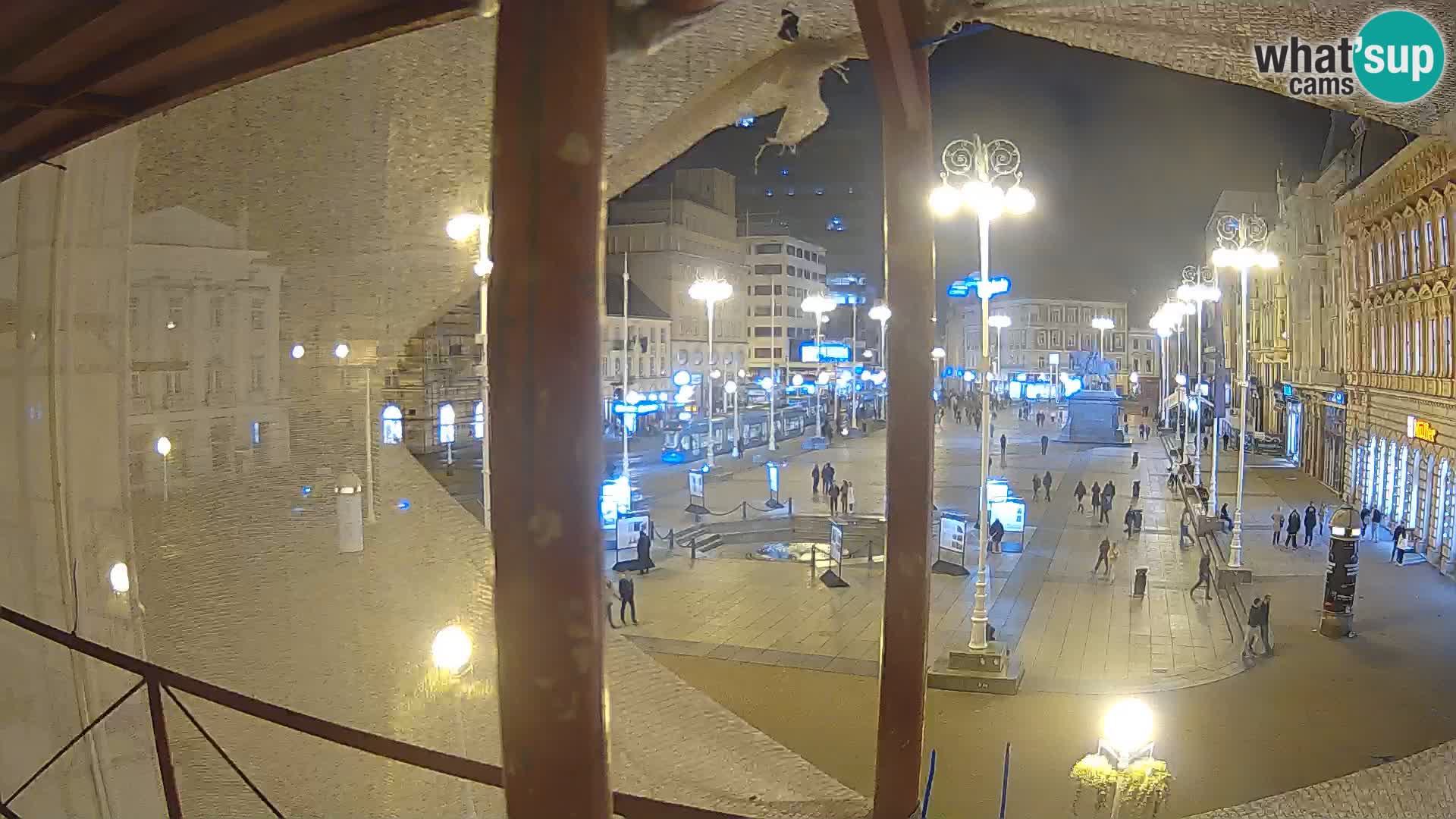 Zagreb Live Webcam – Bana Jelačić square