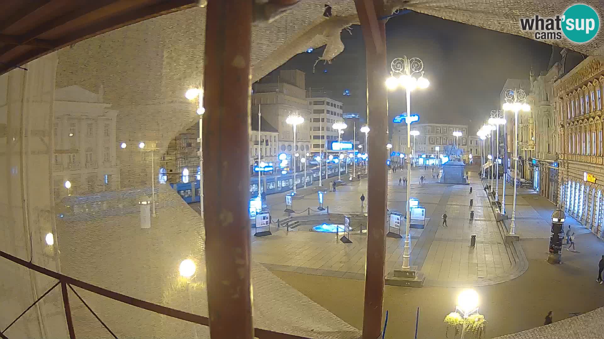 Zagreb Live Webcam Platz Bana Jelačić
