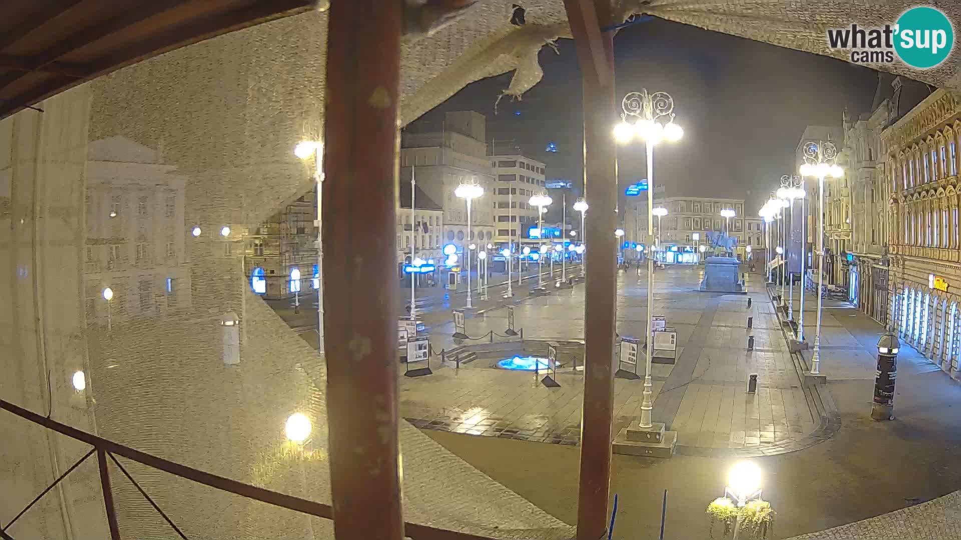 Zagreb Live Webcam Platz Bana Jelačić