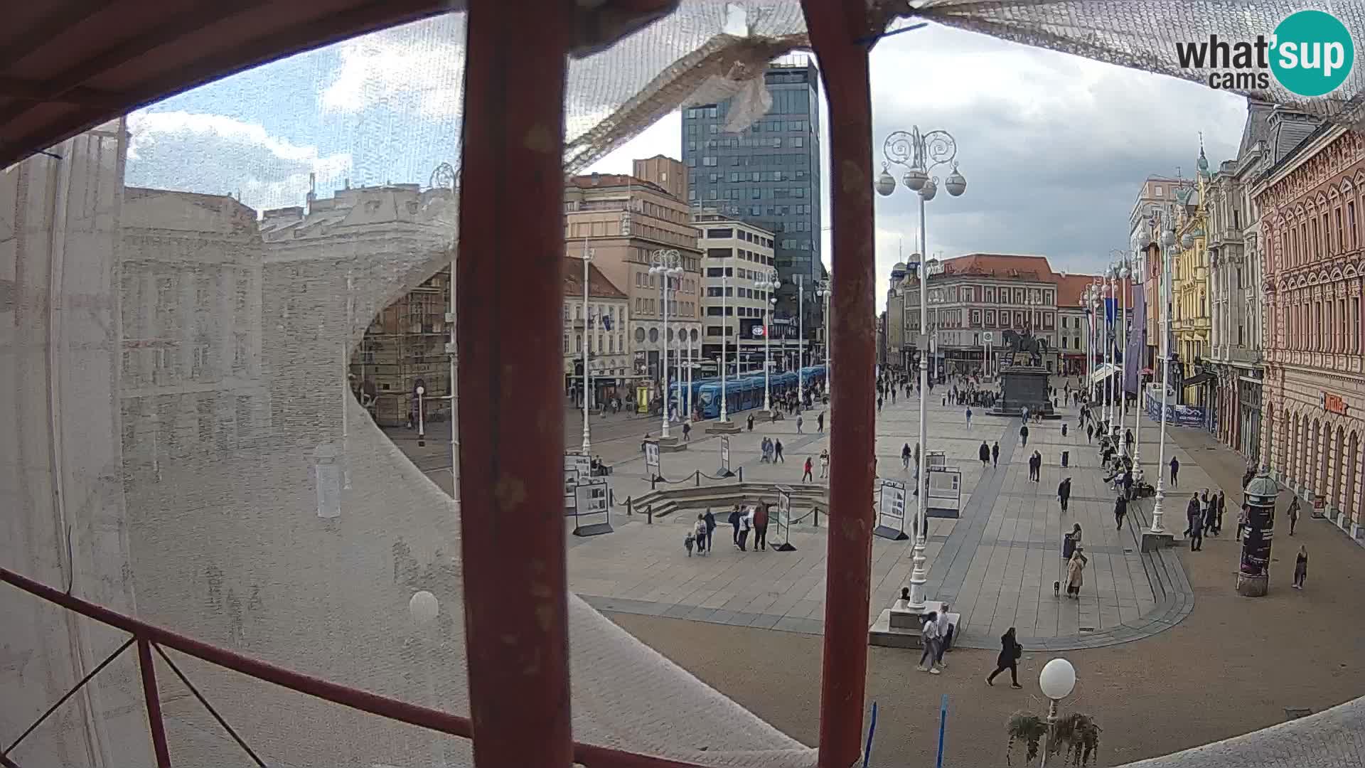 Zagabria Live Webcam piazza Bana Jelačić