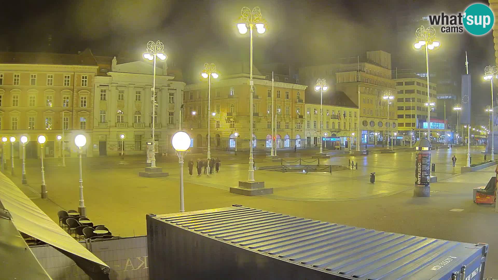 Zagreb Live Webcam Platz Bana Jelačić