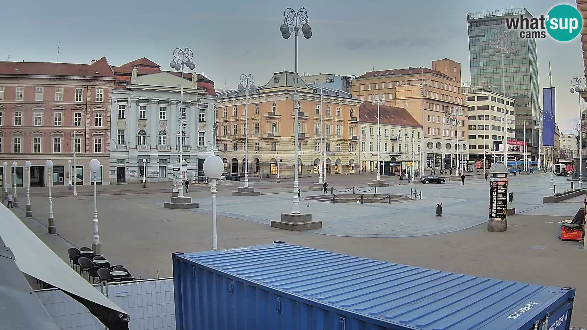 Zagreb camera en vivo plaza Bana Jelačić