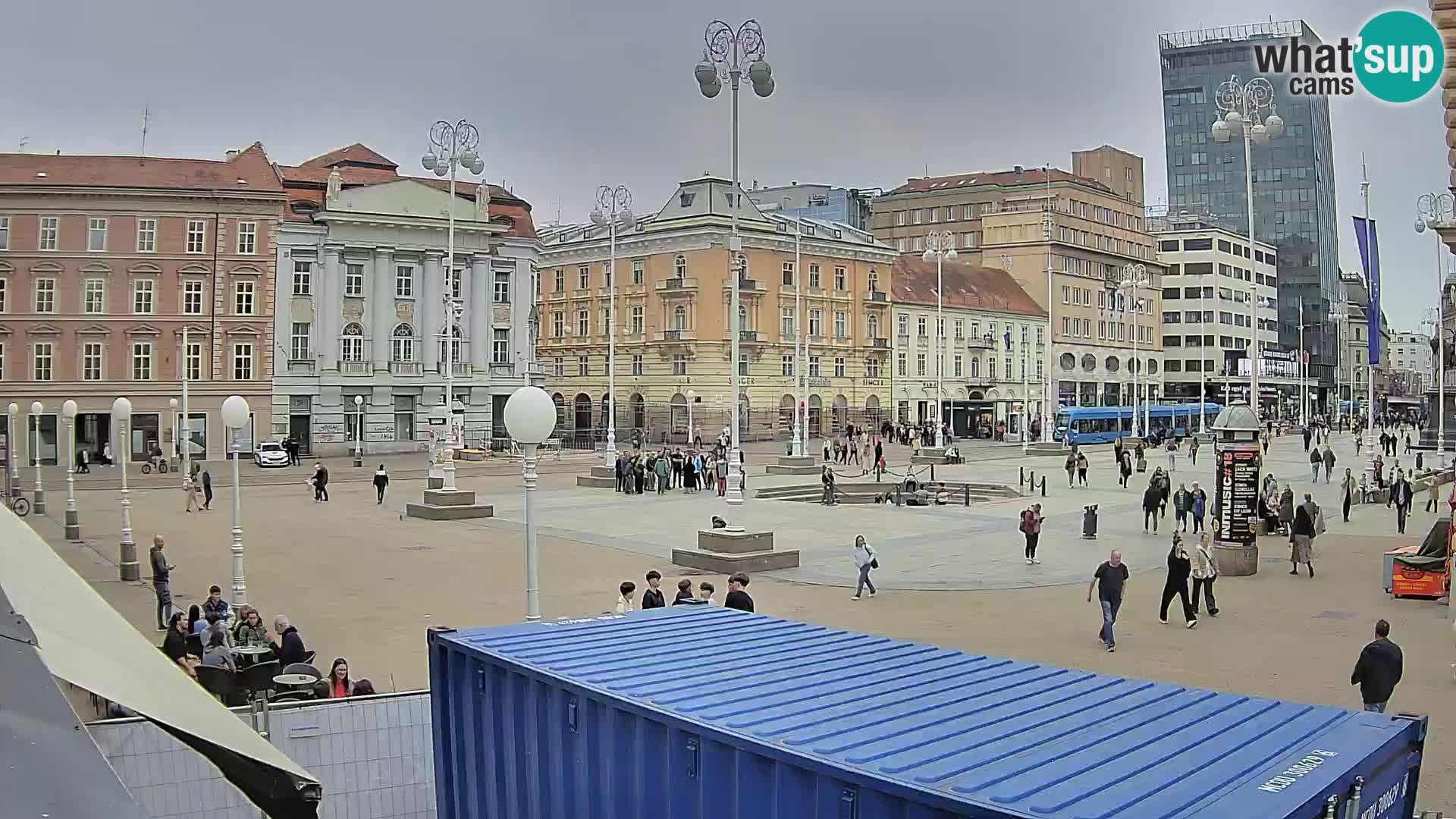 Zagreb camera en vivo plaza Bana Jelačić