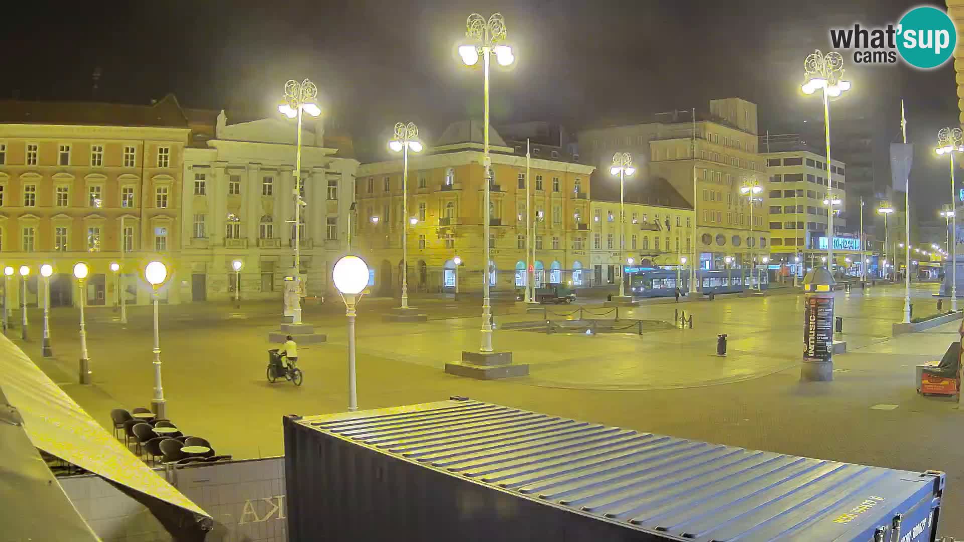 Zagreb camera en vivo plaza Bana Jelačić