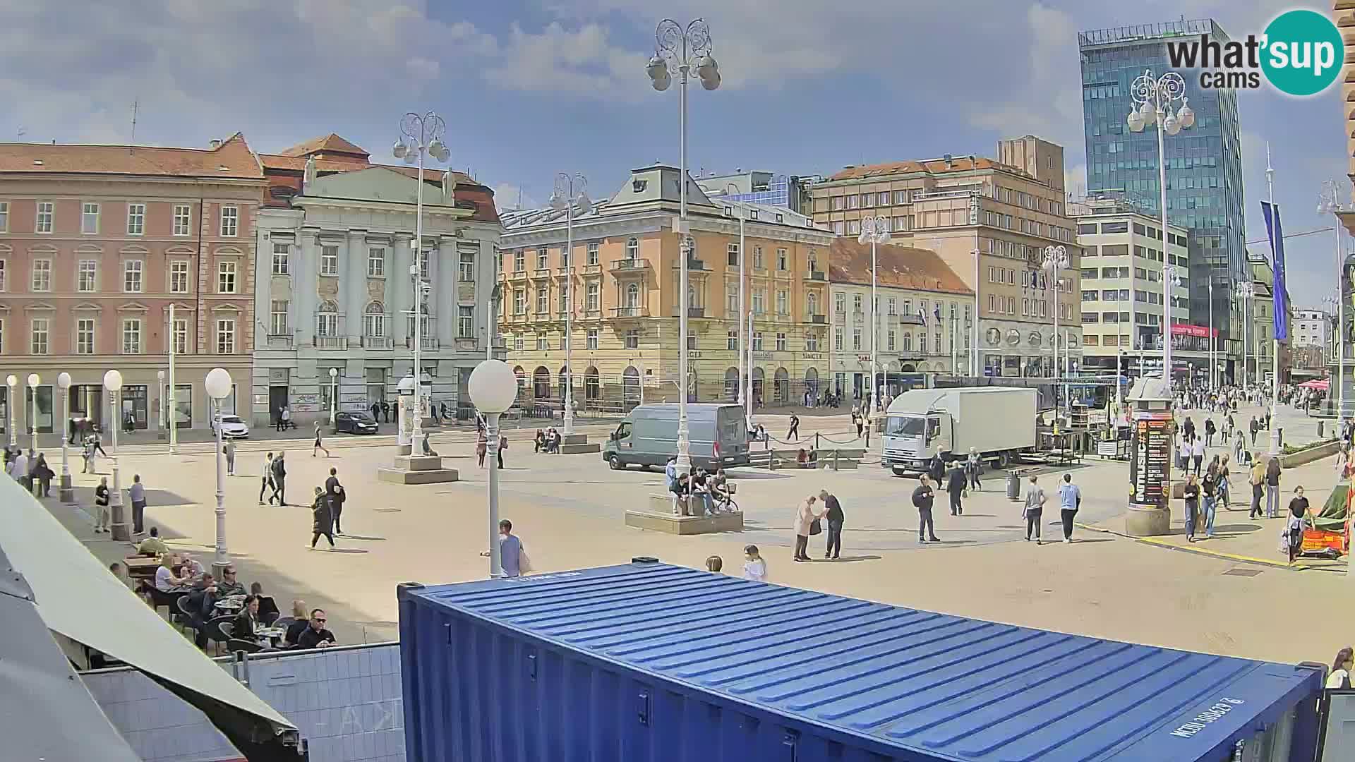 Zagabria Live Webcam piazza Bana Jelačić