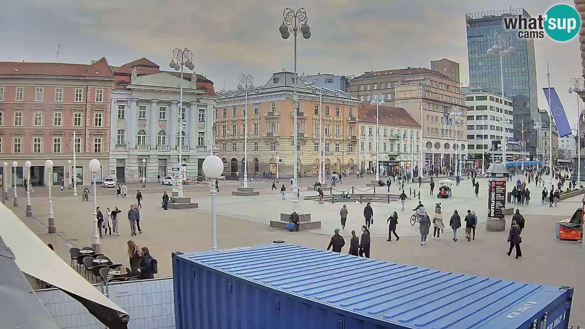 Zagabria Live Webcam piazza Bana Jelačić