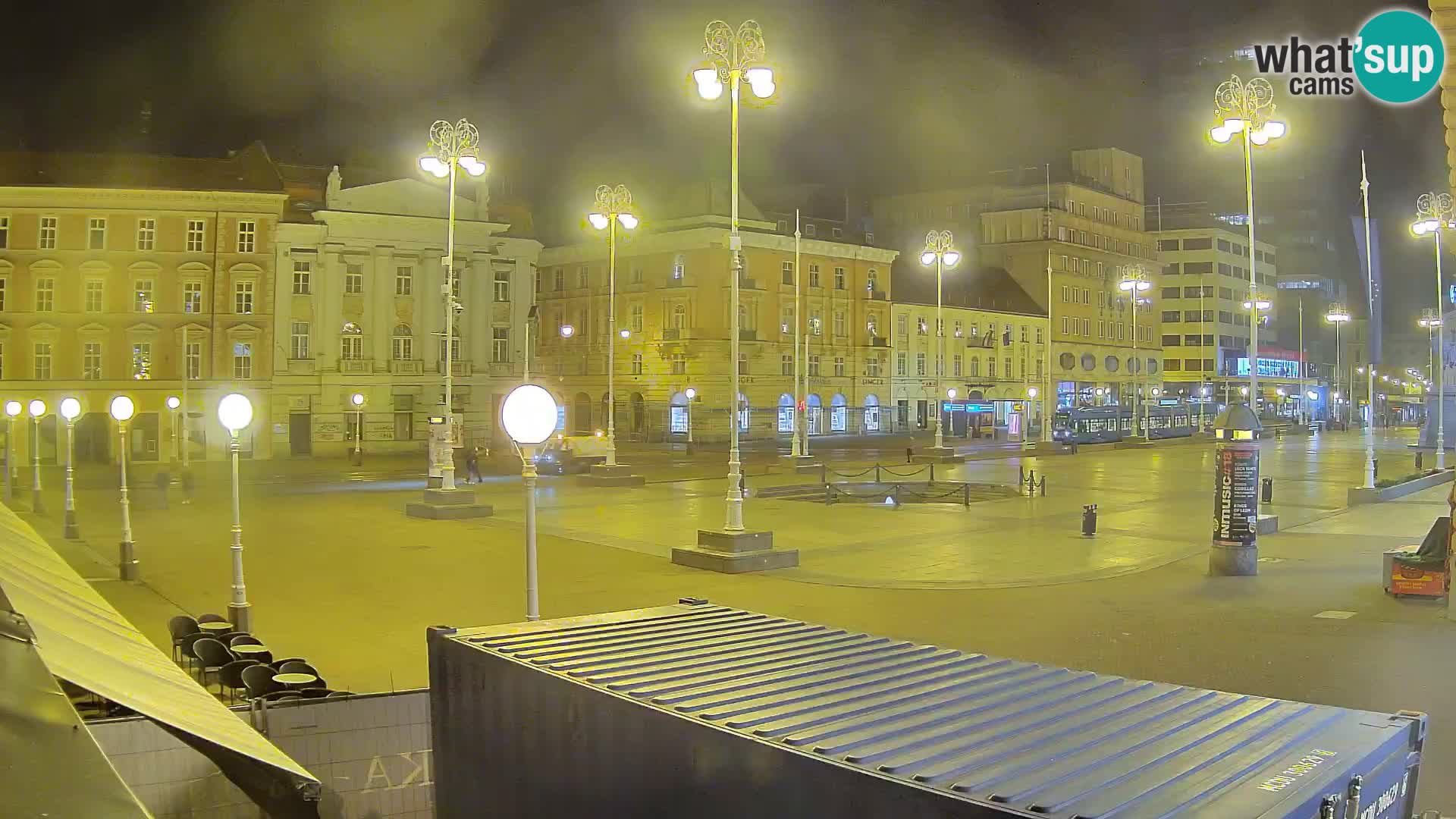 Zagreb web kamera trg Bana Jelačića